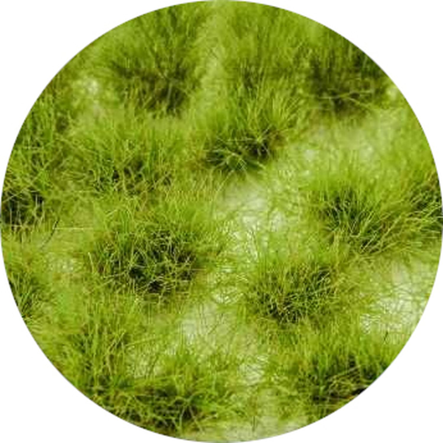 Green Stuff World Light Green 12Mm Grass Tufts 75Pcs