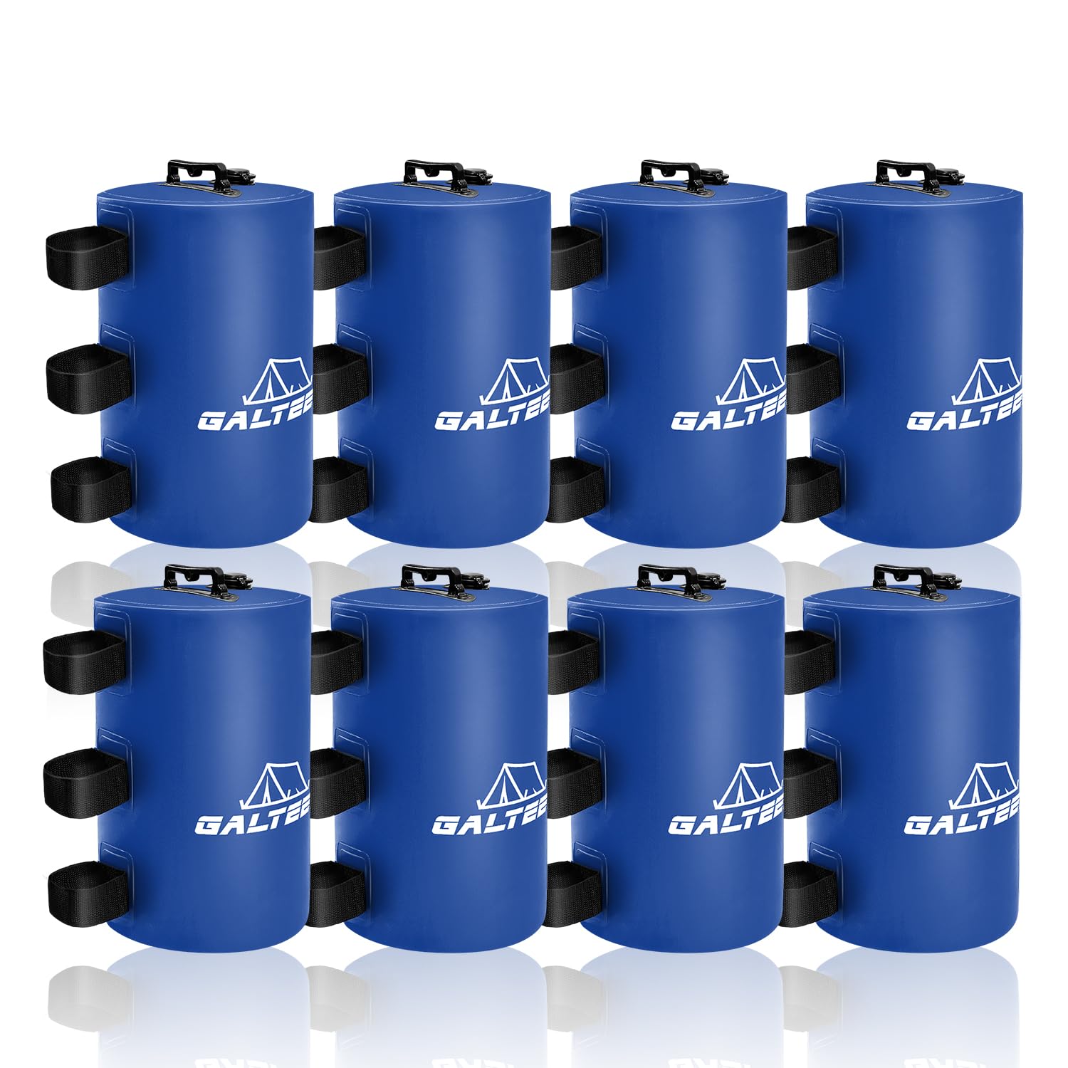 Canopy Water Weights Bag,176LBS Tent Weights Set of 8 Canopy Leg Weights for Pop Up Canopy,Canopies,Tent,Gazebo,Blue,10L/PC