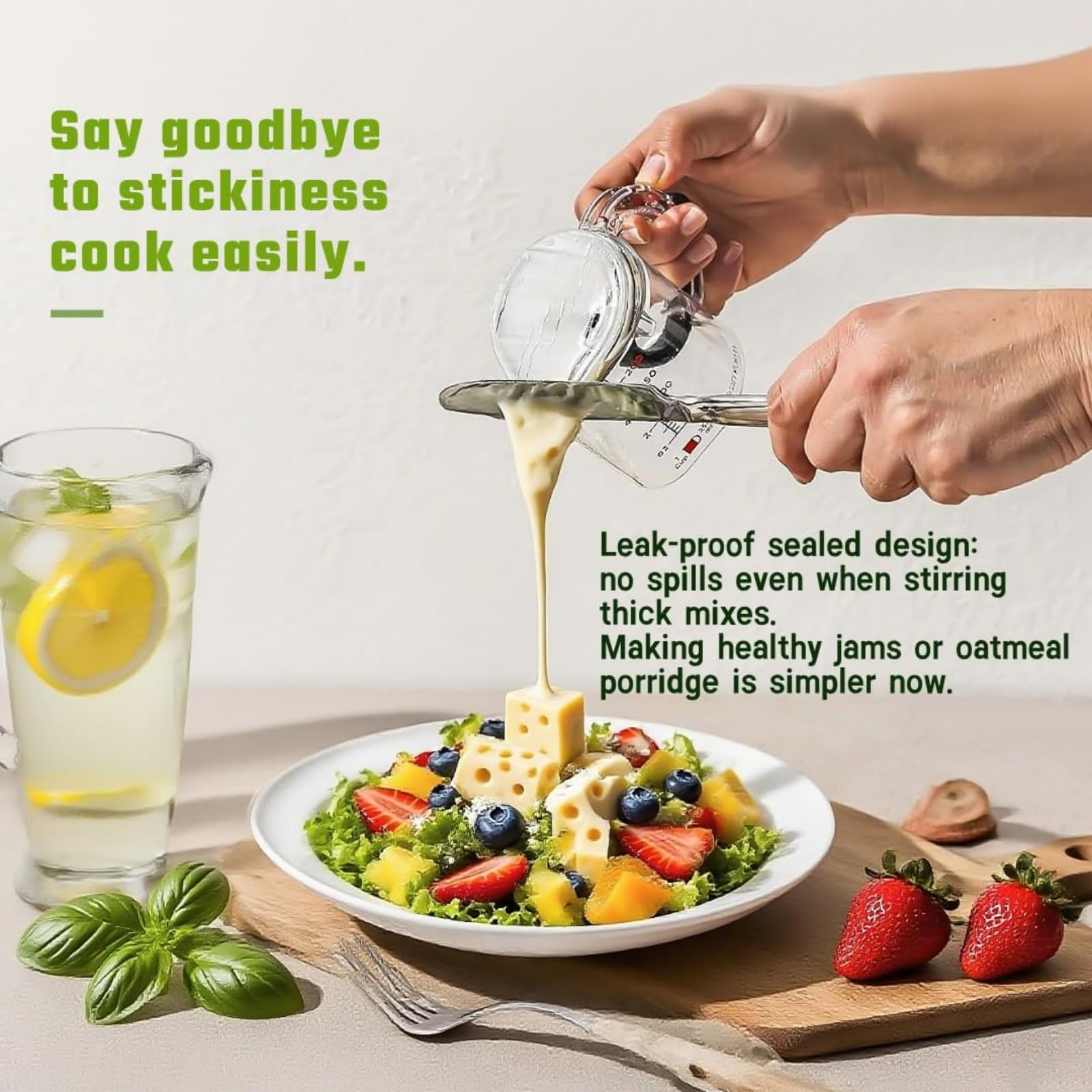 4-in-1 Adjustable Measuring Cup - Multi-Functional Up Cup Measuring Cup detail 2