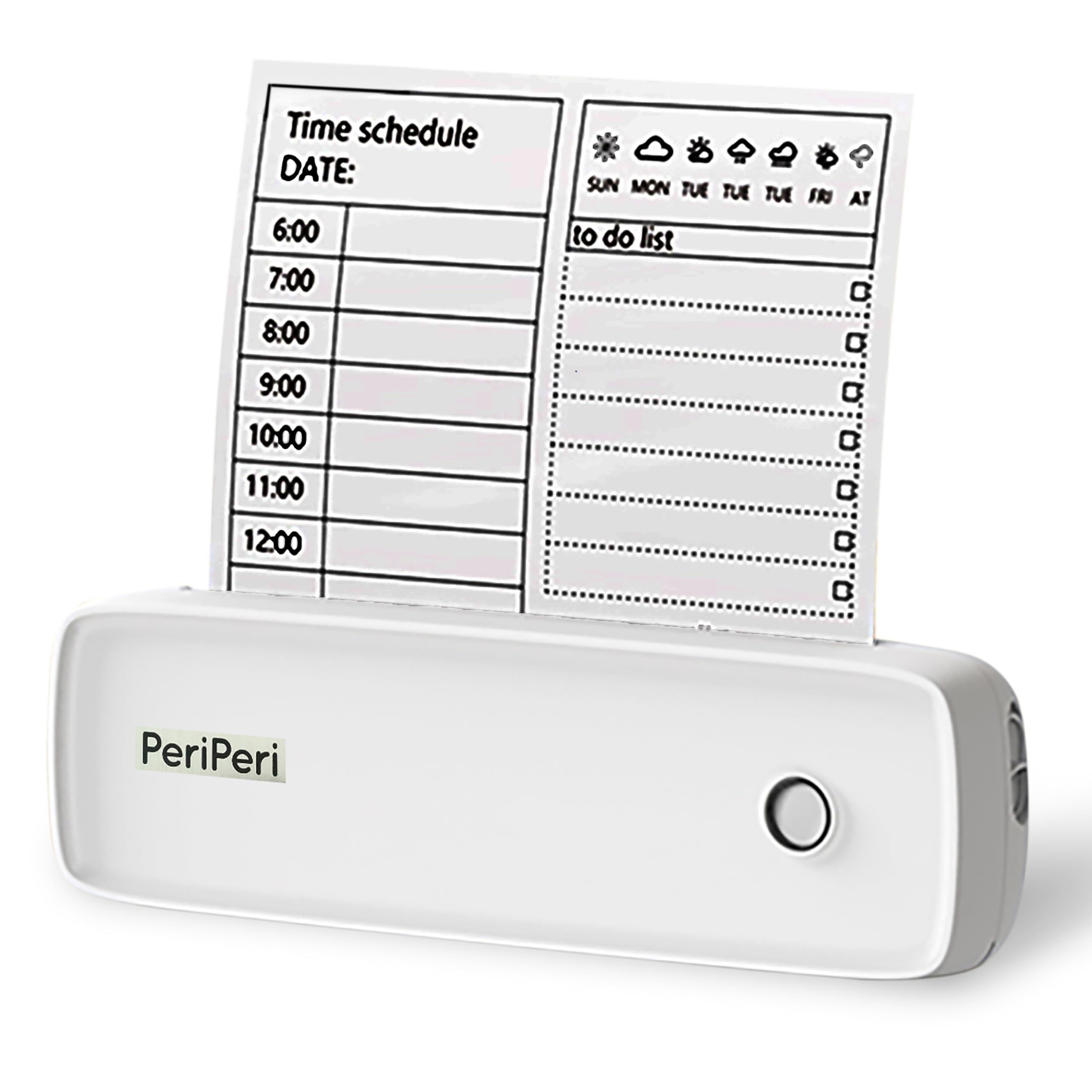 PeriPeri A80 A4 Size Mini Thermal Printer (1Year Warranty) Inkless Bluetooth Pocket Printer for Print Picture List Memo Receipt Tags Barcode Labels Etc (B0CNM5MS2Z) Amazon Price History, Amazon Price Tracker