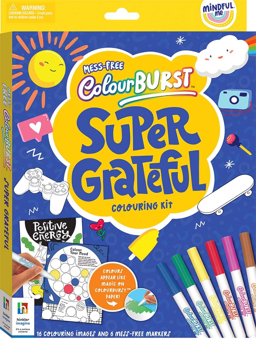 HinklerMindful Me Color Burst Super Grateful Coloring Kit