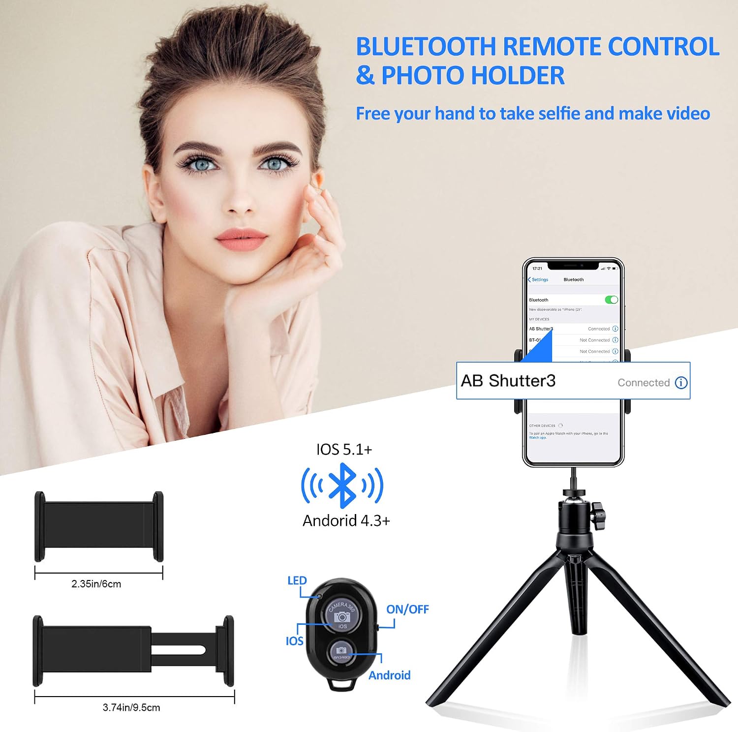 Flash Sale Buy 1 get 1 GSBLUNIE 10'' LED Ring Light,Selfie Ring Light with Tripod Stand &  Phone Holder,3 Light Modes,11 Brightness Level,Led Camera Ringlight for Makeup,Live Stream,YouTube Video,Photography
