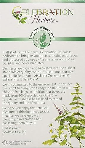Celebration Herbals Corteza interior de garra de gatos, 48 bolsas de té de hierbas (2 paquetes de 24)
