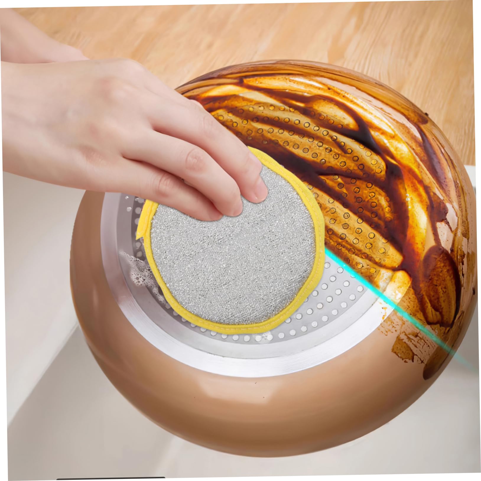 VALICLUD Esponjas para Fregar Platos de Doble Cara, Antirayaduras Rápida Absorción, 30 Piezas para Lavar Vajilla, Ollas y Sartenes en Cocina