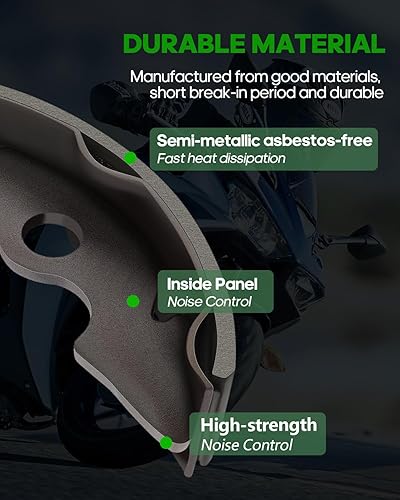 Miniatura 4 de Scitoo Zapatas de freno delanteras y traseras para Honda Recon 250 TRX250 1997 -2014 2011 2012 2013