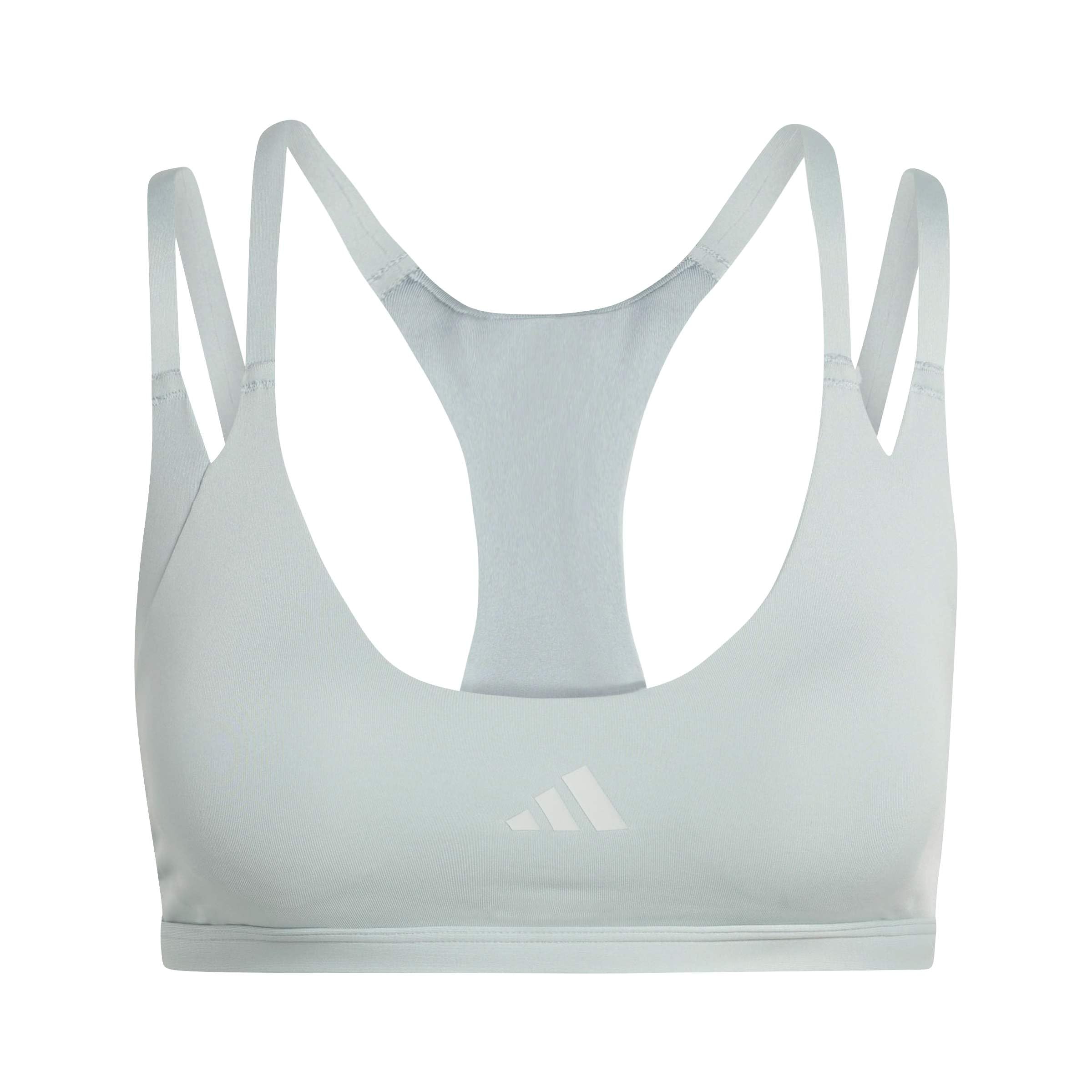 adidas Women's Optime Workout Strappy Light Support Bra, Wonder Sage, XS