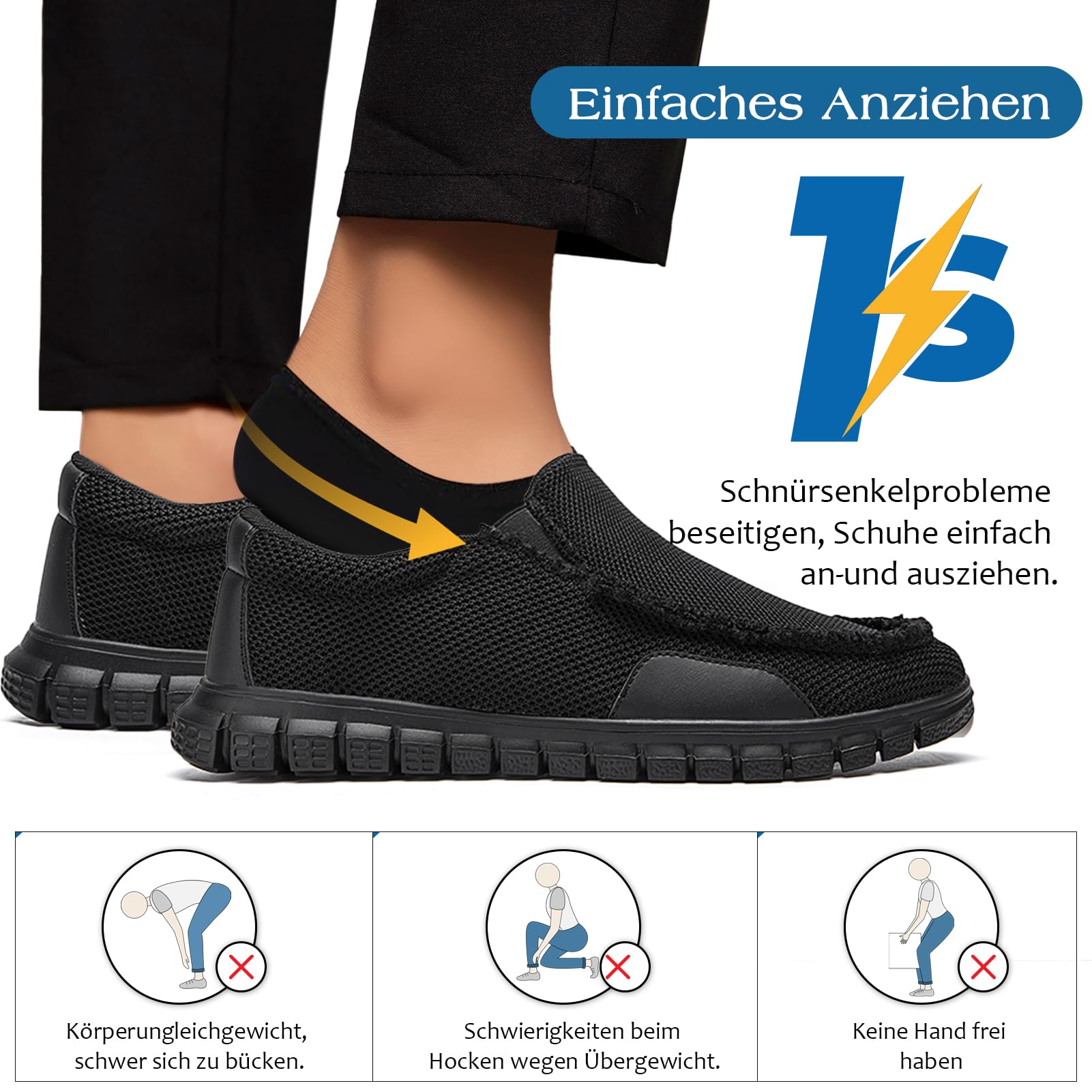 ZGPWZWL Uomo Running Corsa Scarpe Sneakers Ginnastica Camminata Casual Jogging Trekking Tennis Outdoor Fitness Sportive Palestra