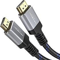 KabelDirekt – Cavo HDMI 8K, 4K, rivestimento in nylon infrangibile – 2 m (4K@120Hz e 8K@60Hz per una spettacolare esperienza Ultra HD – High Speed HDMI con Ethernet, PS5, Switch)