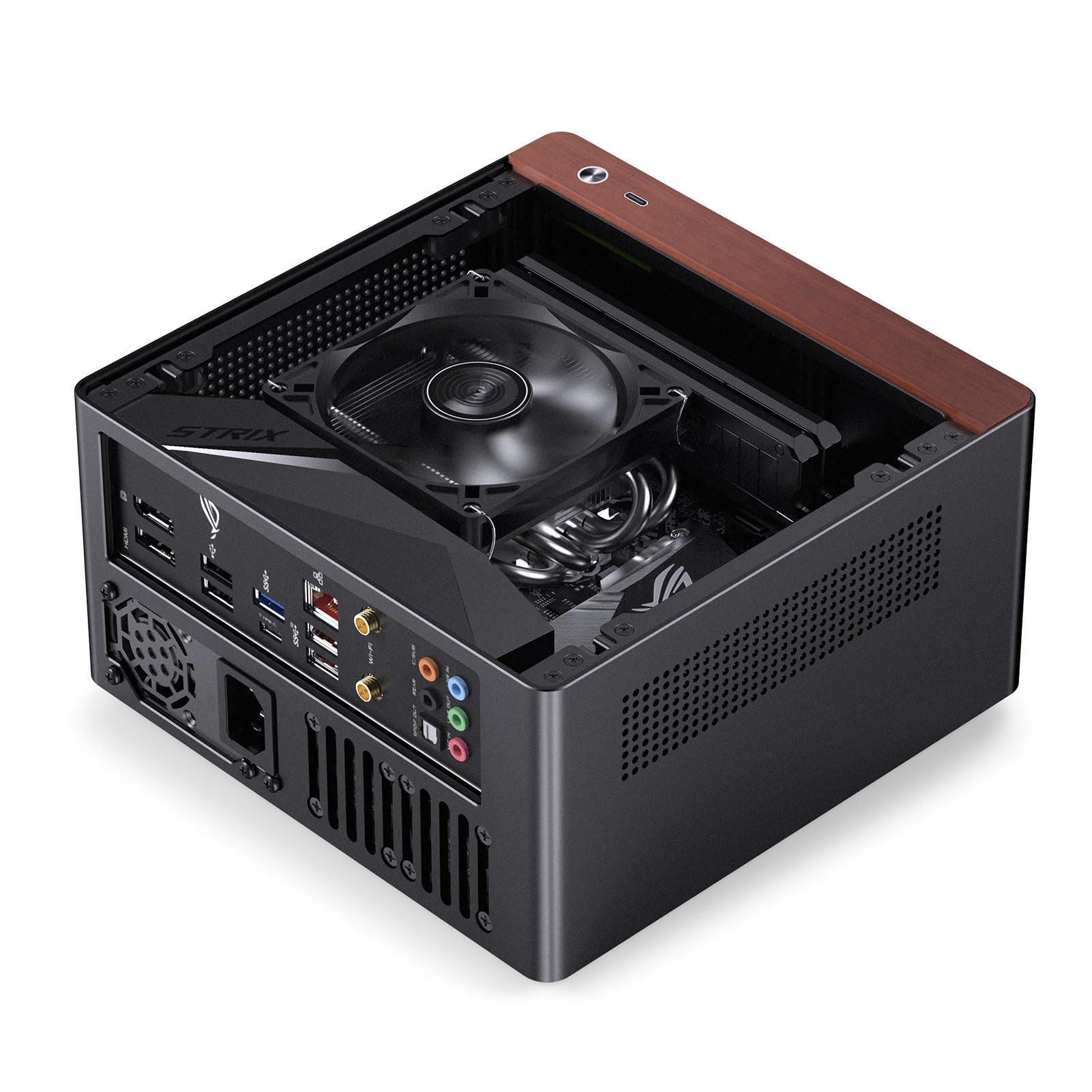 Amazon.com: JONSBO N10 Black MINI ITX PC Case, Aluminum Alloy with Amazon.com: JONSBO N10 Black MINI ITX PC Case, Aluminum Alloy with