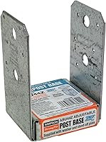 Vista 1 de Simpson Strong-Tie ABU44Z ABU ZMAX Base de poste ajustable galvanizada para 4x4