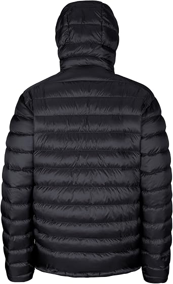 Bakery Men's Down Jacket Hooded Packable Down Puffer Jacket Lightweight Water-Resistant Insulated Down Jacket