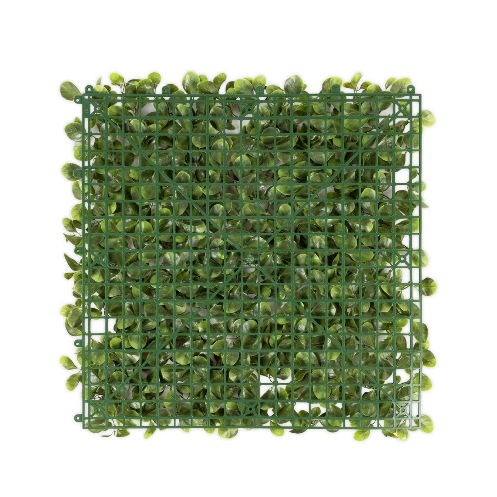 Panneau Decoration Jungle Intérieur Extérieur Mur Végétal Artificiel KARAT - Panneau 50x50cm Style Jungle Tropicale Décoration Plante Synthétique
