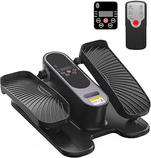 FRYLINE Under Desk Elliptical for Seniors: Quiet Portable Mini Leg Exerciser with Remote Control