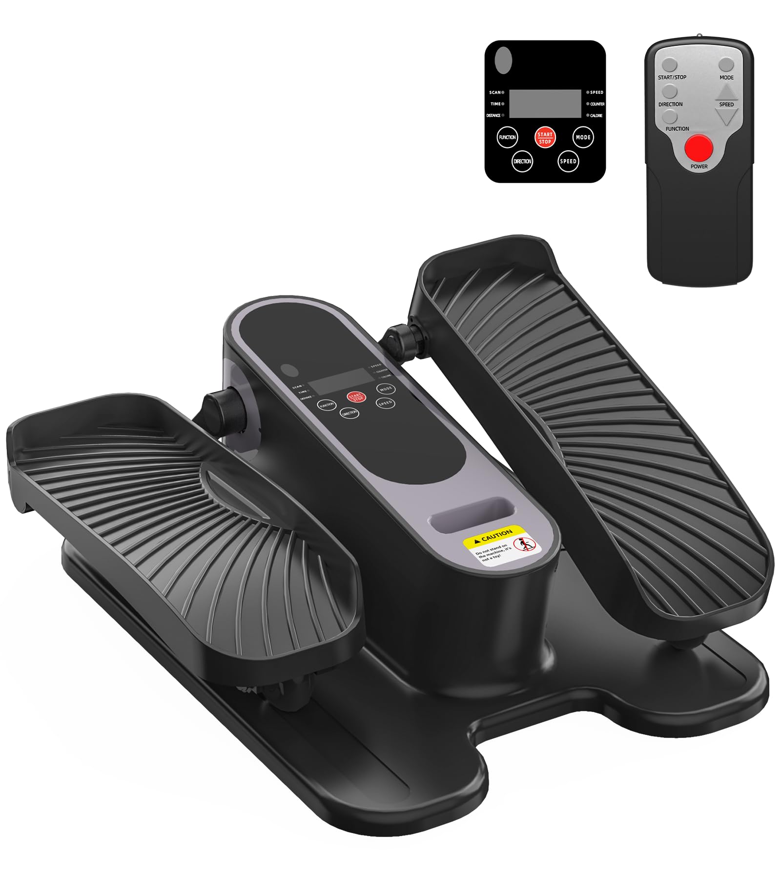 under desk elliptical machine for senior mini elliptical leg exerciser with remote quiet portable electric seated foot pedal exerciser for home office