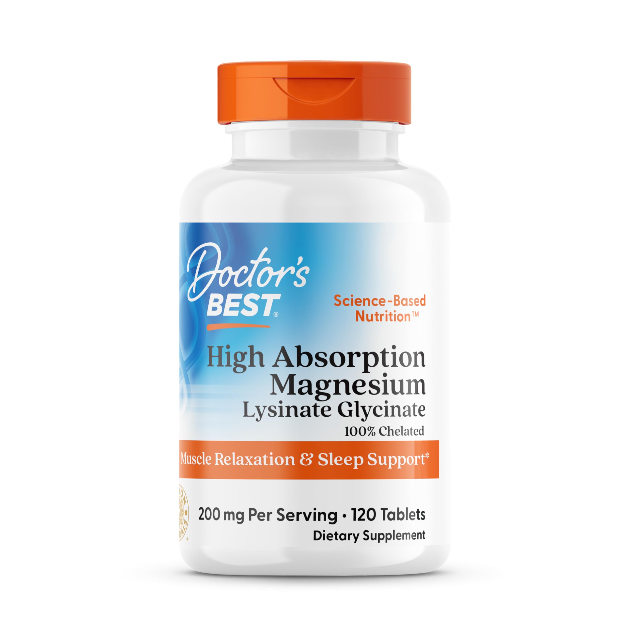 Doctor's Best Doctor's Best, High Absorption Magnesium, 120 Tablets