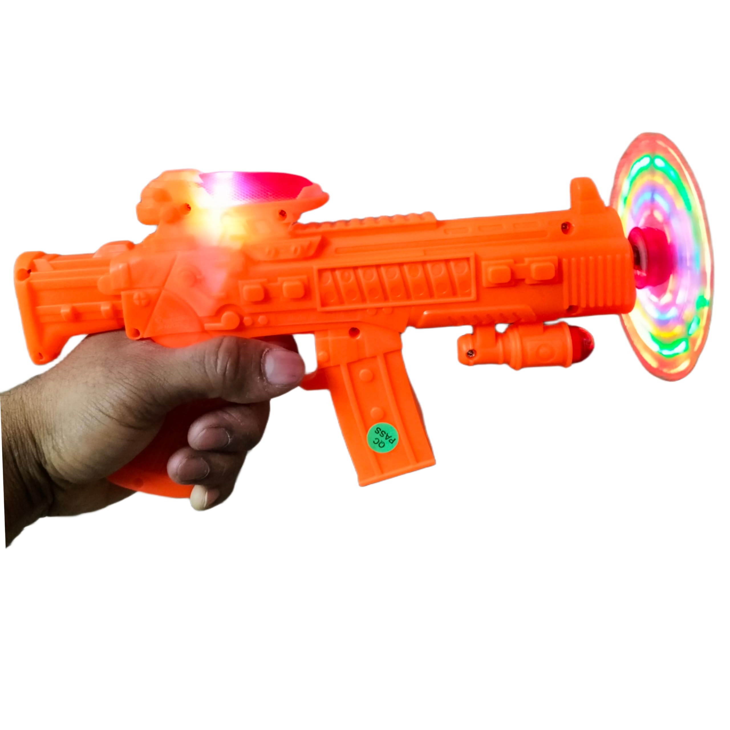 Ruhani Space Gun Toy with Lighting Effect Attractive Colours and Flashing Lights for Kids Boy and Girls (Orange) (B0D2DMQLVT) Amazon Price History, Amazon Price Tracker