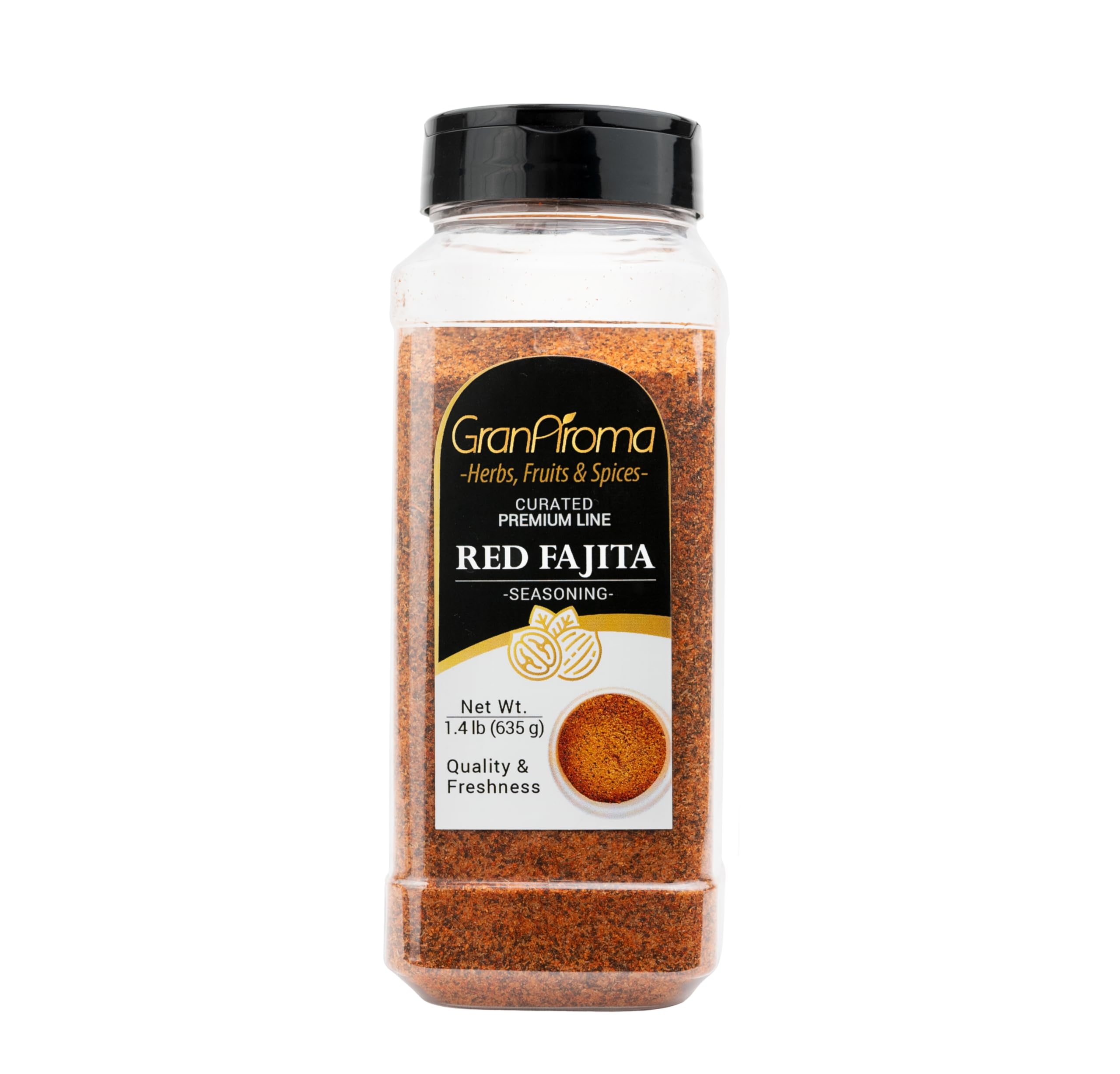 GranAroma Red Fajita Seasoning, Spicy & Savory, Delicious Taste, Fajitas & Tacos (22.4 Ounce)