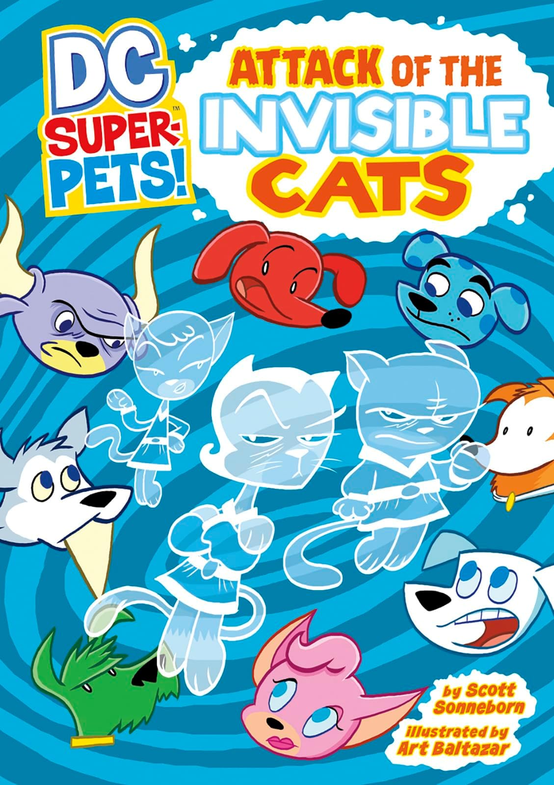 Attack of the Invisible Cats (DC Super-Pets)