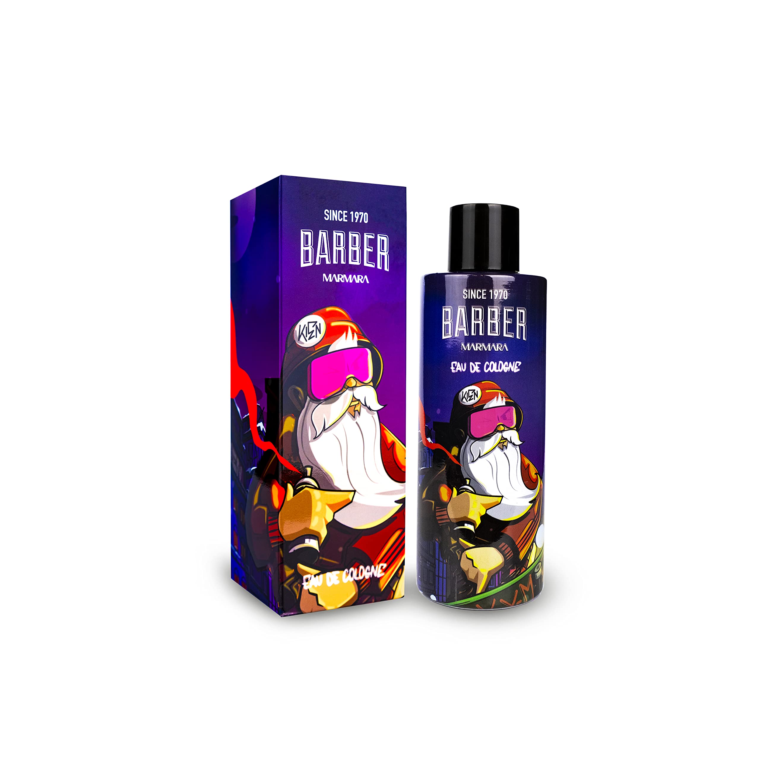 Marmara Barber Cologne - Best Choice of Modern Barbers and Traditional Shaving Fans Limited Edition Glass Bottle in