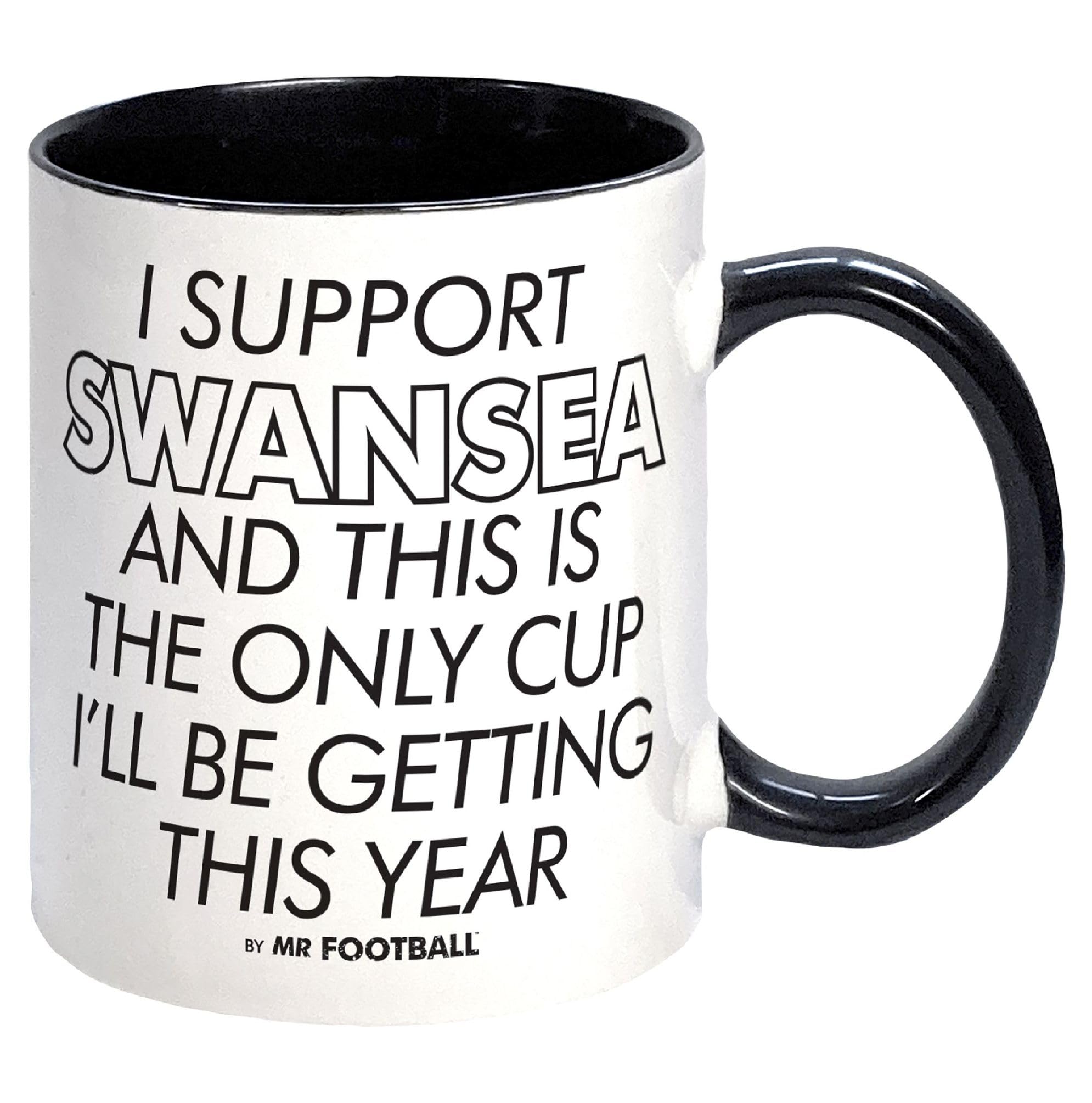 I Support Swansea and This is only Cup -Gift Boxed Mug Present idea for Fan Supporter