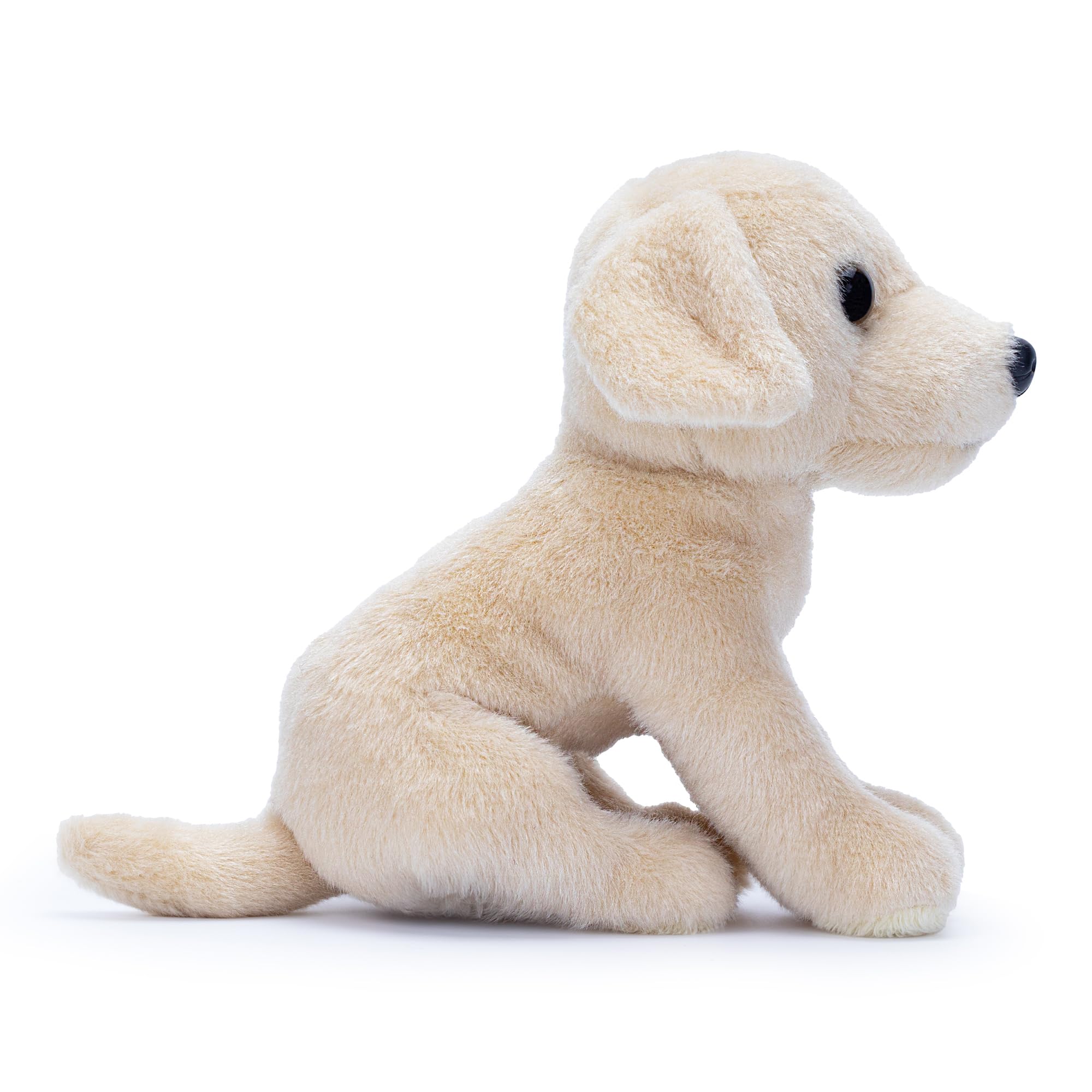 Zappi Co Palm Pups Labrador Dog Plush Toy (15cm) - Snowy Lab Pup - Soft, Cuddly, 100% Recycled - Ideal Companion for Doggy Lovers - Image 4