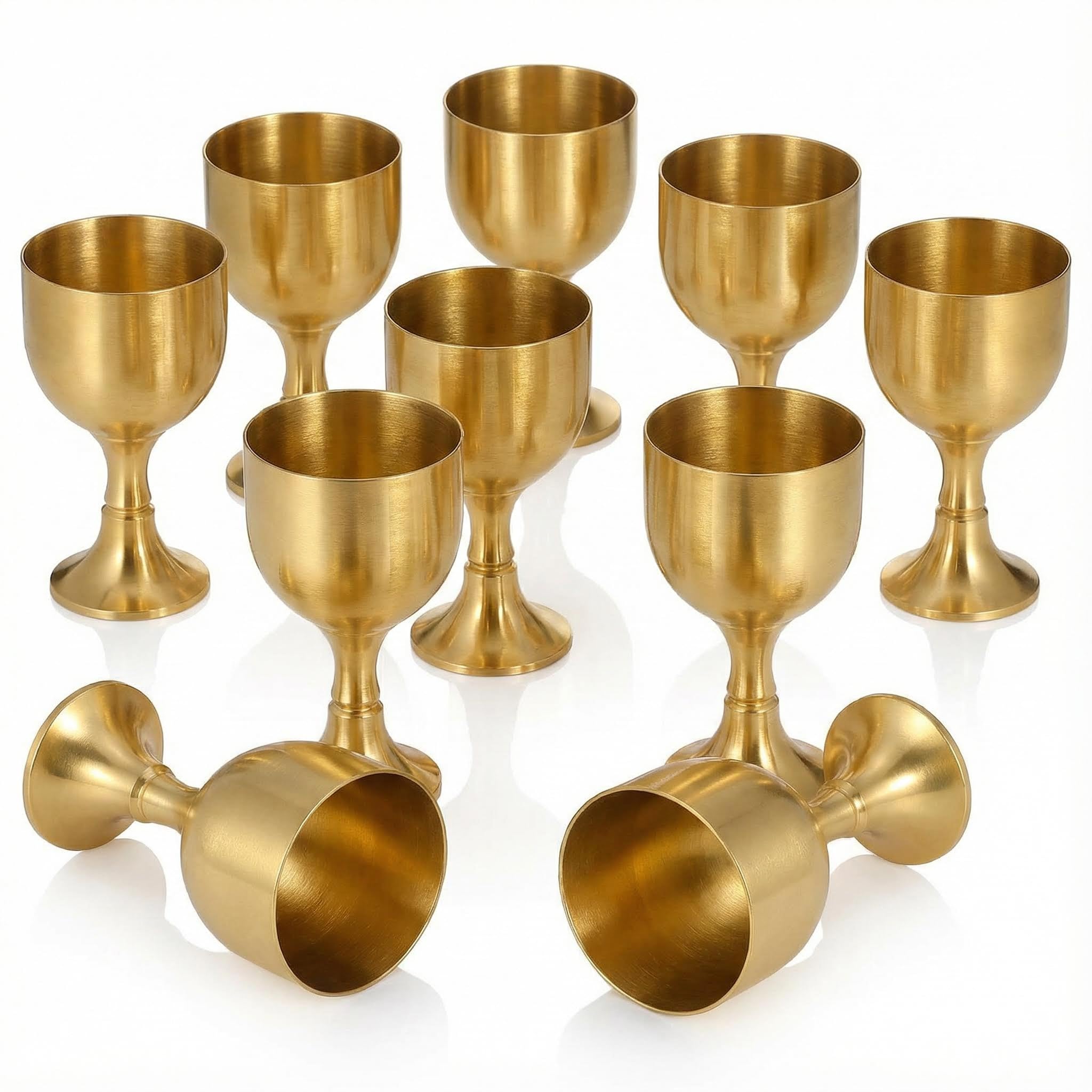 Copa de vino de latón estilo medieval PRETYZOOM, el regalo ideal para coleccionistas