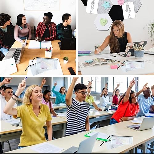 Miniatura 5 de Vuzvuv 30 bolsas de malla con cremallera de 9.1 x 4.5 pulgadas, bolsa con cremallera a granel, bolsa de malla para archivos, maquillaje, juegos de