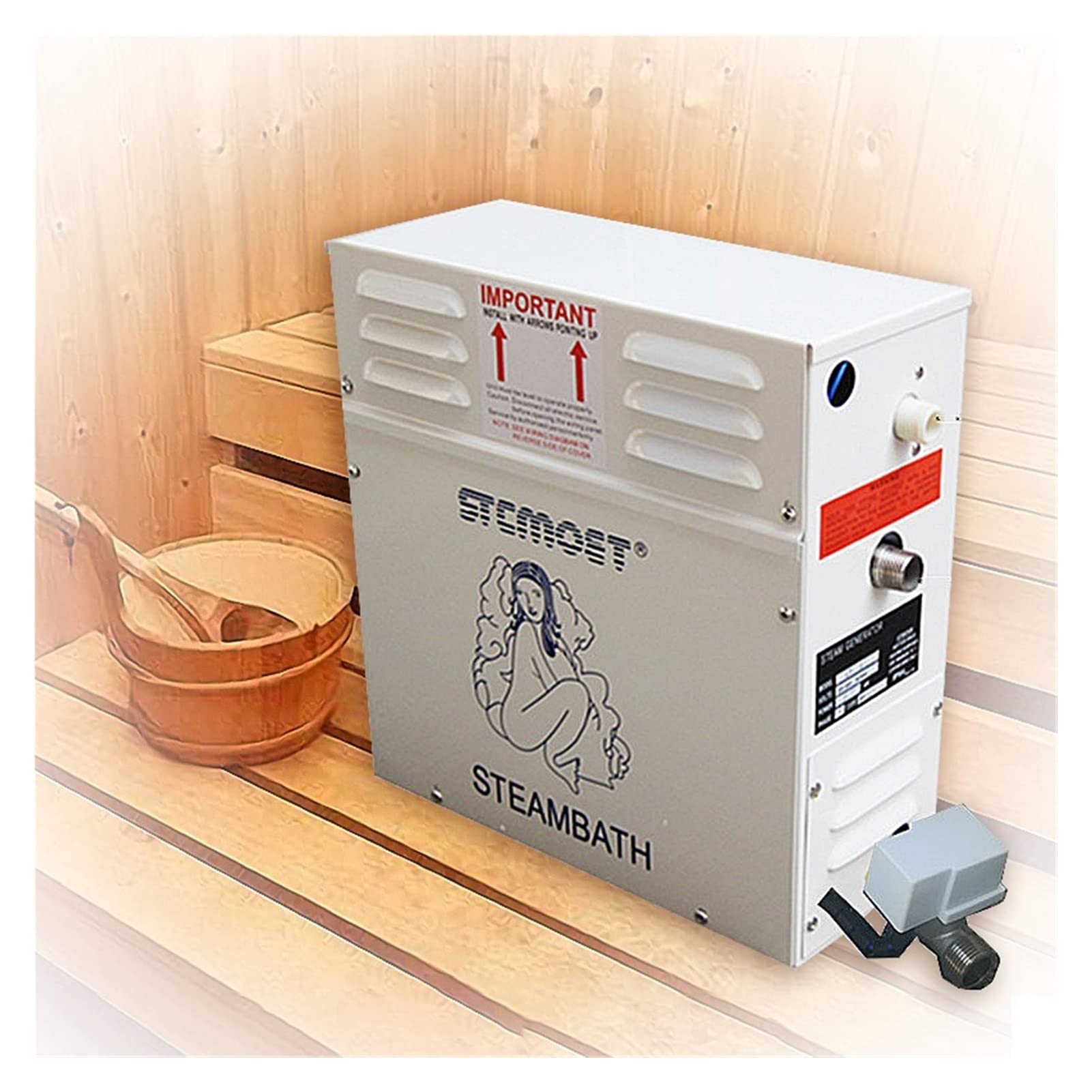 Sauna Portátil, Generador de vapor sauna portátil baños Pérdida peso Relajas Sala spa Cansada Baño ST-60(6KW)