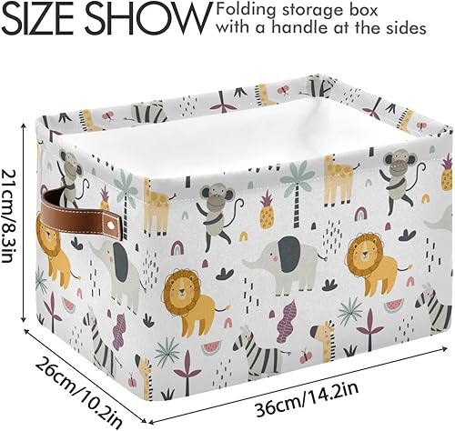 Miniatura 4 de senya Cesta de almacenamiento, 1 bolsa plegable grande para ropa, de tela, cesta de lavado plegable