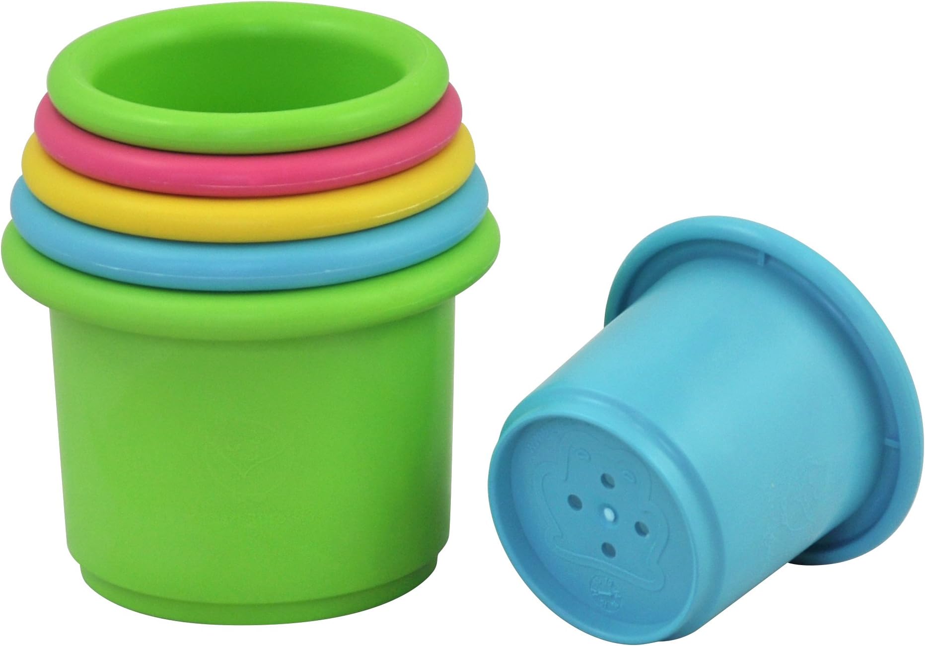 Green Sprouts Sprout Ware Stacking Cups Made From Plants (One Size, Multi-Colour, Pack Of 6)