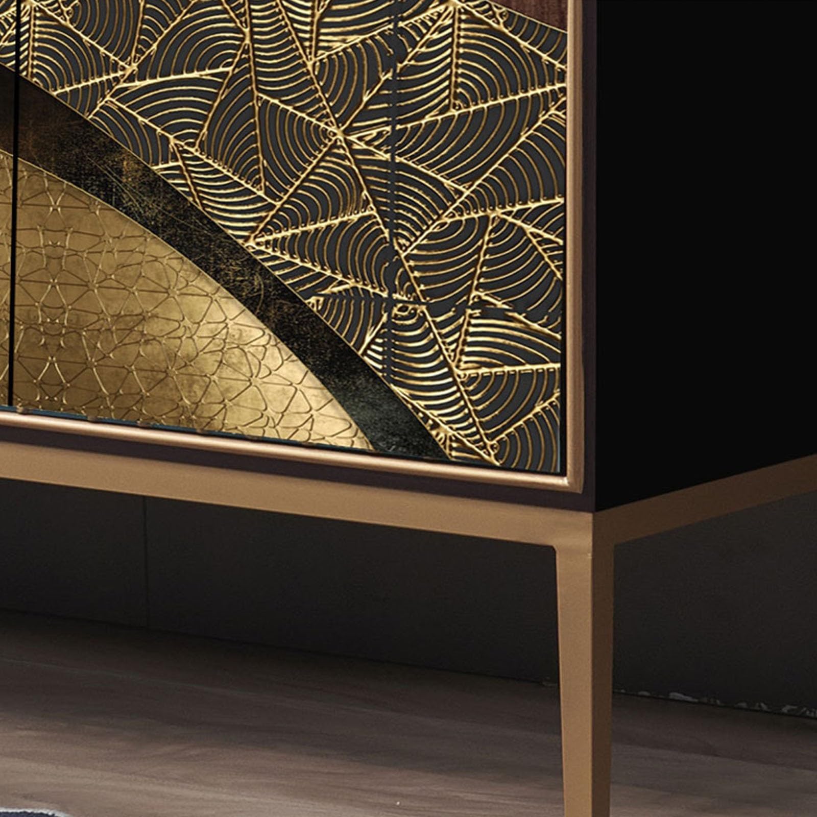 Armadio cucina Organizzatore for credenza da cucina, mobiletto decorativo stoccaggio(100 * 40 * 90cm)
