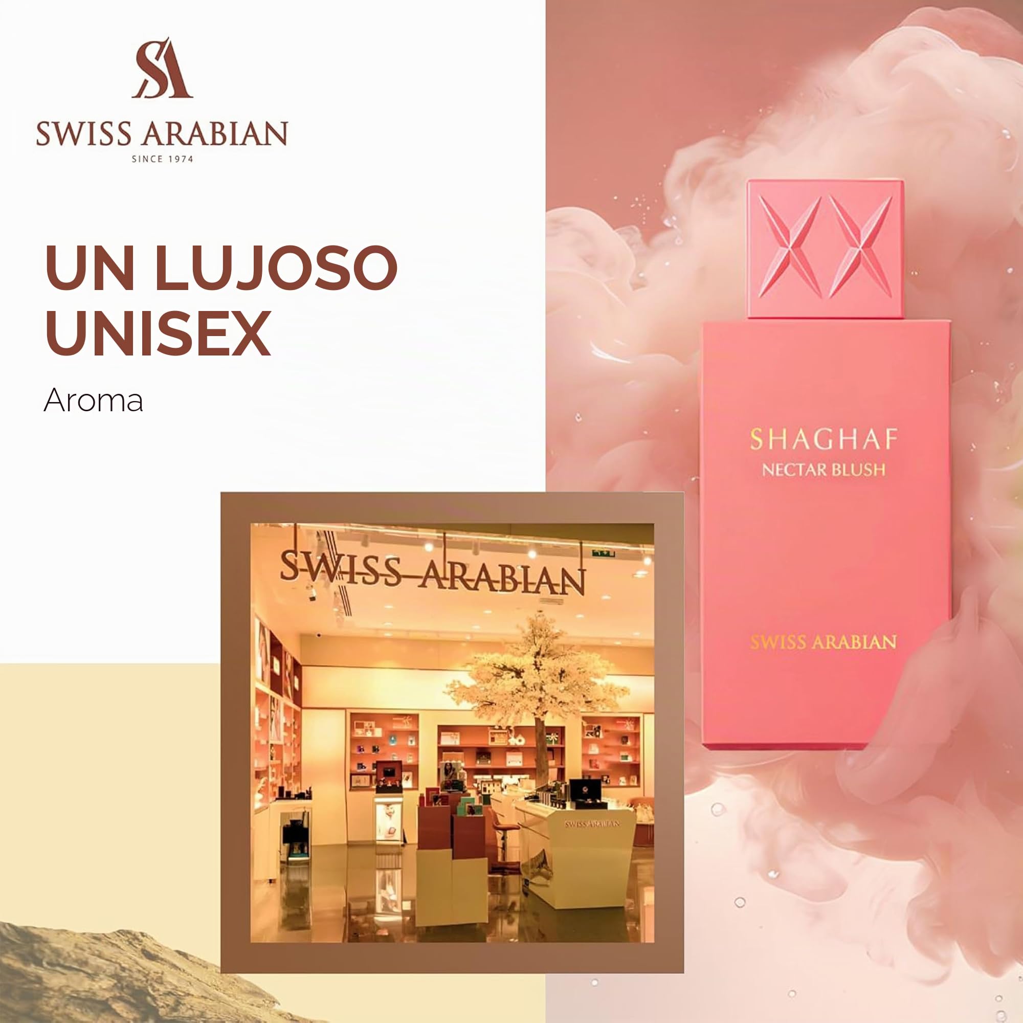Swiss Arabian Shaghaf Oud Nectar Blush Eau de Parfum 75 ml