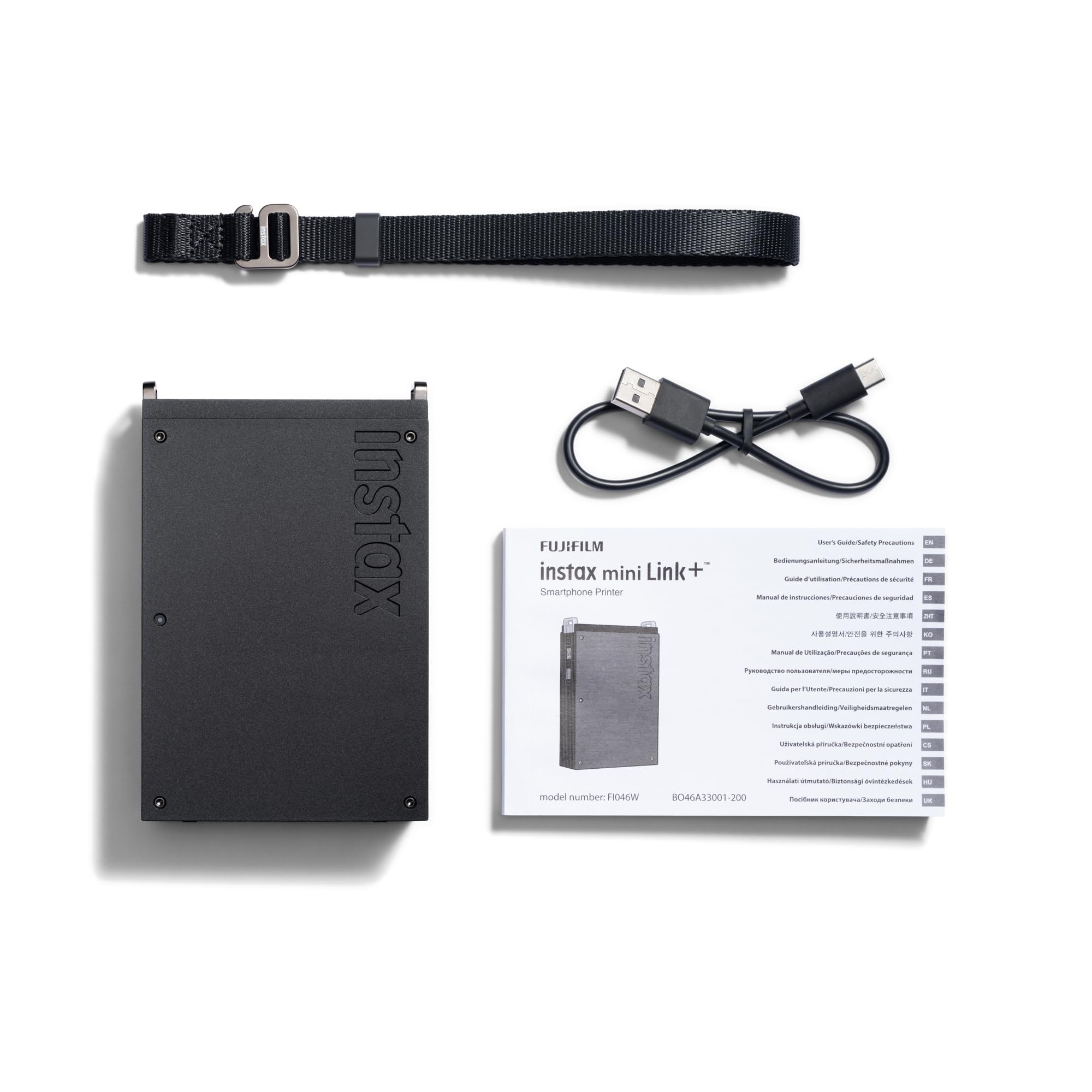 INSTAX Imprimante Photo pour Smartphone Mini Link+, connectivité Bluetooth, Options avancées de retouche Photo pour Smartphones iOS/Android, utilise des Films Mini (Vendus séparément)
