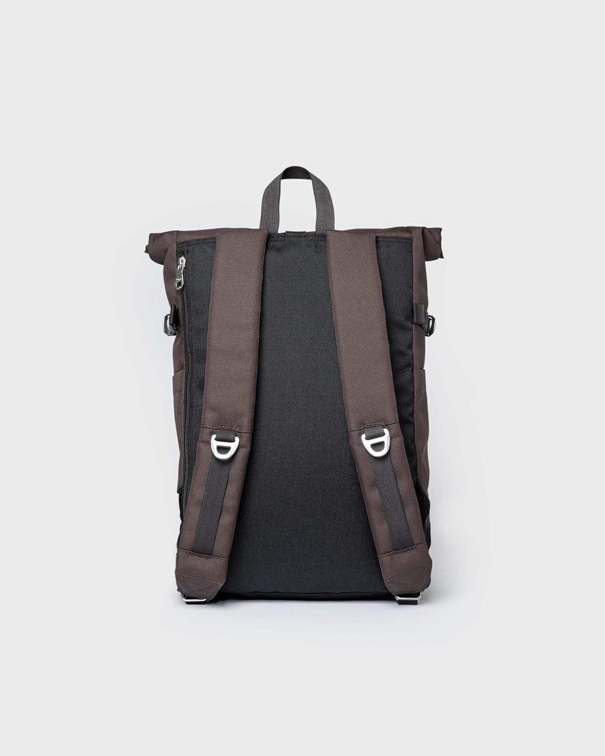 Sandqvist Men's Icon Medium Rolltop Backpack, Brown With Natural Leather, One Size - Image 3