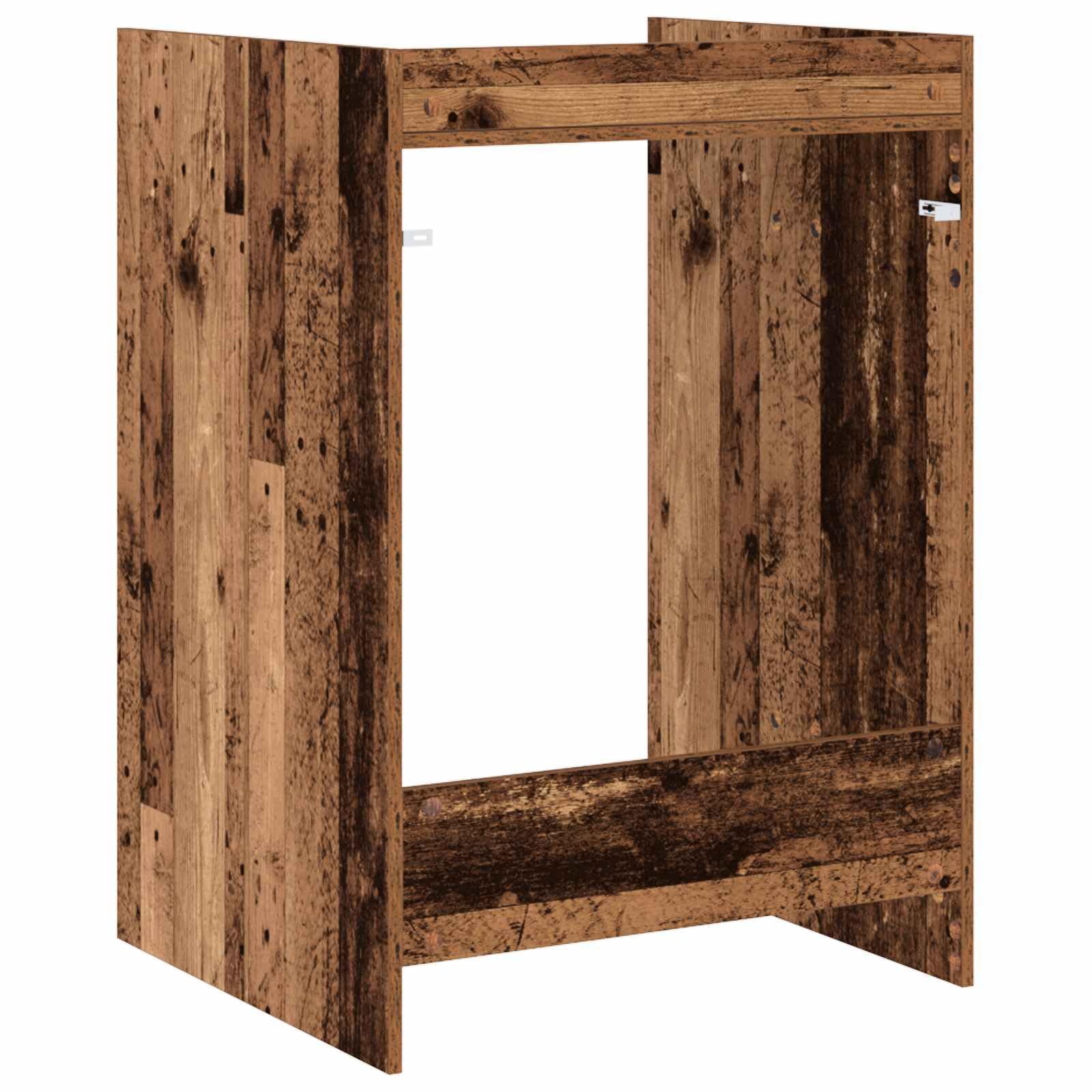 Szafka na pralkę, materiał drewnopochodny, 67,5 x 62 x 97 cm | Wodoodporna powierzchnia, zintegrowane przegródki, nowoczesny design, łatwa pielęgnacja do łazienki