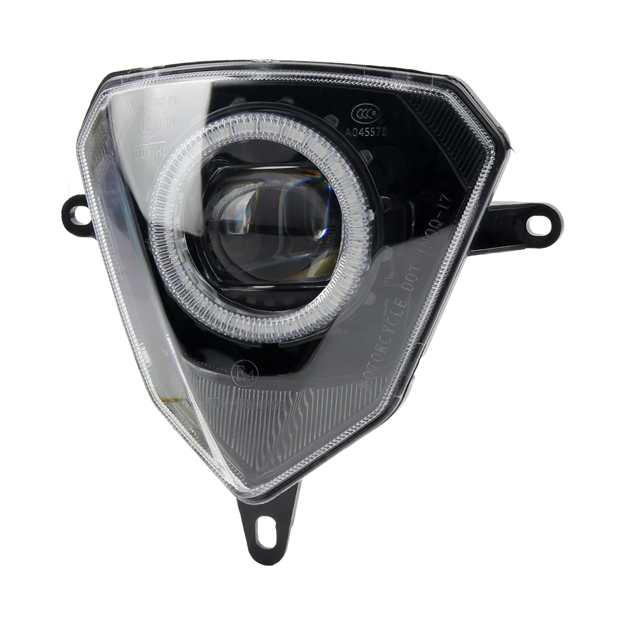 Faros Motocicleta Faro Delantero Universal V6 para Beta 50 125 250 Y 300 con Control por Aplicación Luz Angel Eye para Moto Cross