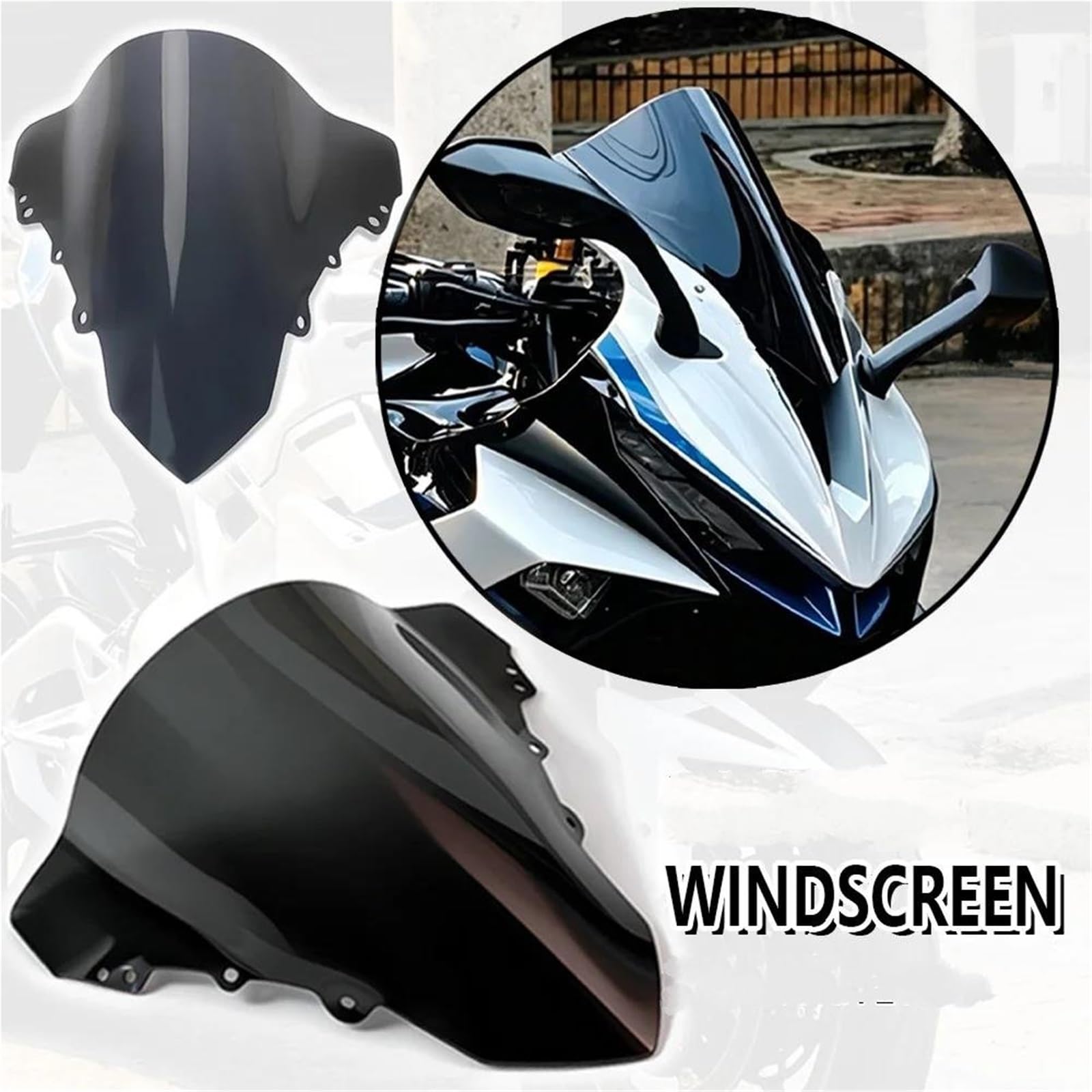 Parabrezza Moto A Doppia Bolla