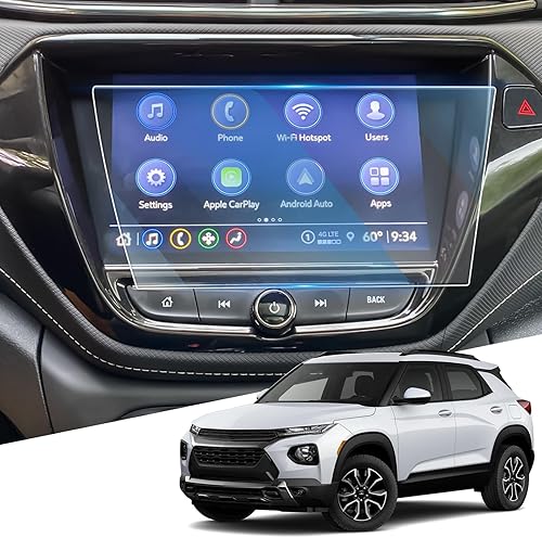 Vista 152 de 1 protector de pantalla de cristal templado brillante de 13.4 pulgadas para Silverado & Sierra 2500HD 3500HD 2022~2026 (sin botones en la pantalla)