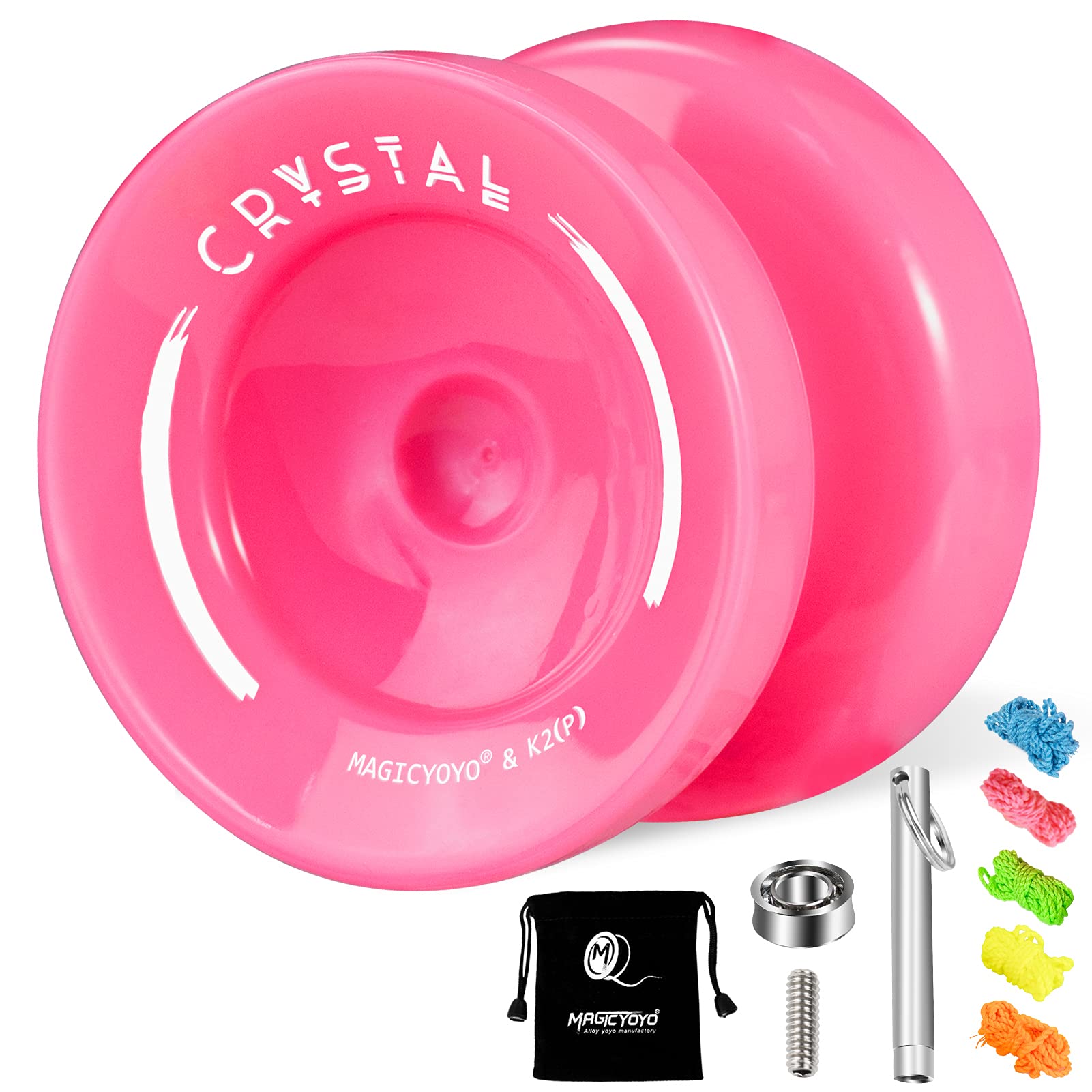 Magicyoyo Profissional K2 Cristal + 5 Cordas Ioio,yoyo, Ioiô