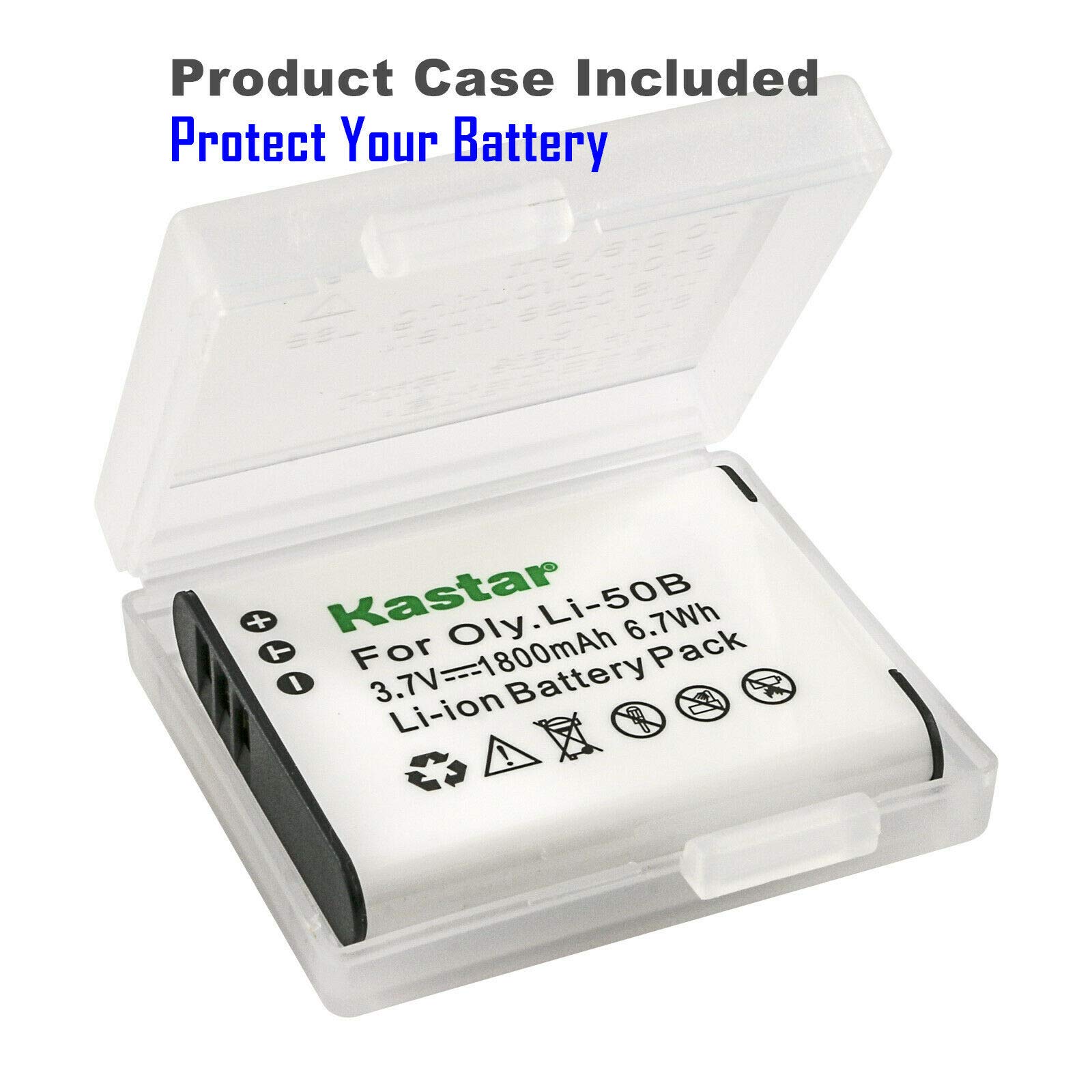 Kastar 3-Pack Battery and LTD2 USB Charger Compatible with Kodak PixPro FZ151, PixPro FZ152, Pixpro FZ201,Pixpro SL10 Smart Lens,Pixpro SL25 Smart Lens,Pixpro SPZ1