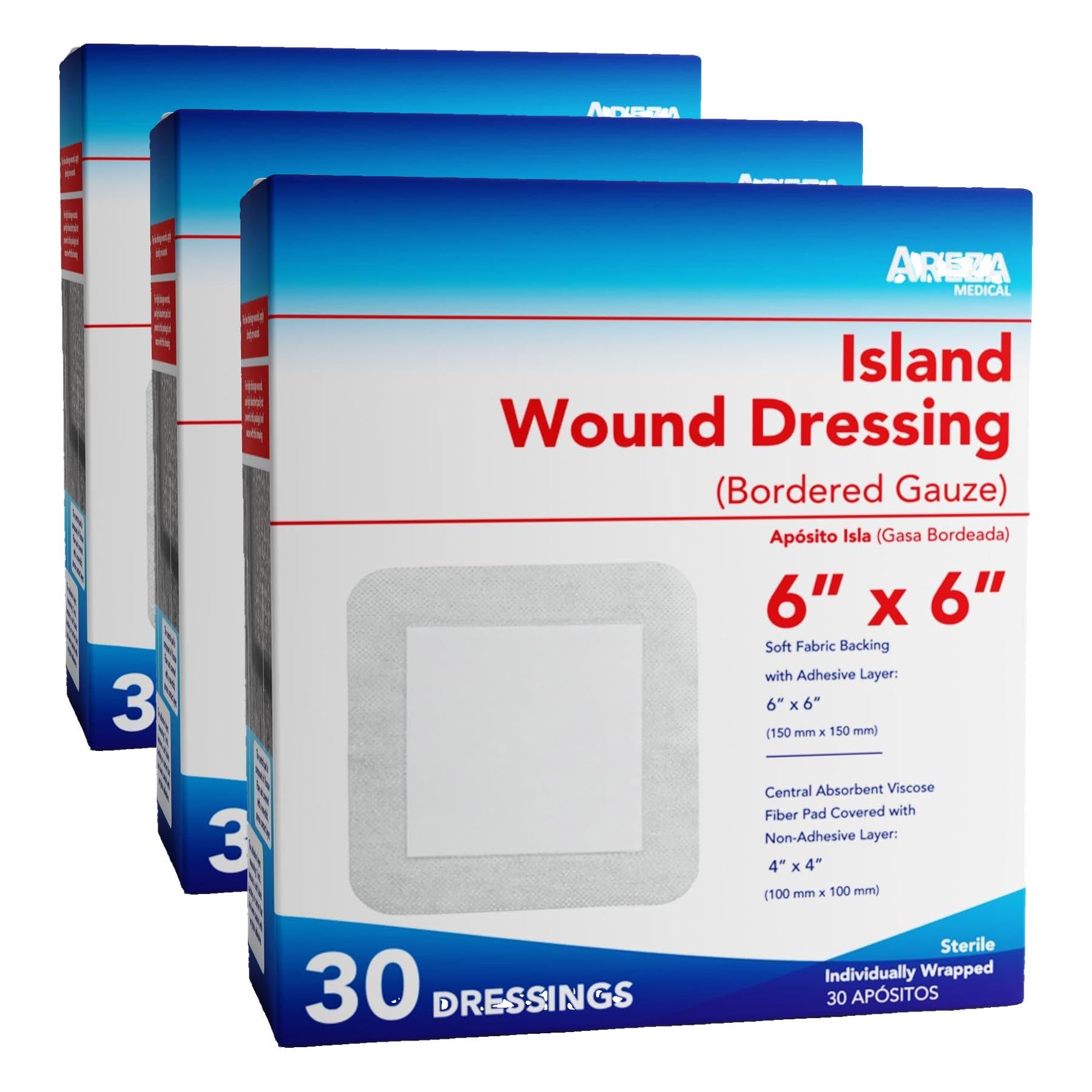 Areza Medical Gauze Dressing - Sterile & Latex-Free -13 Areza Medical Gauze Dressing - Sterile & Latex-Free -13