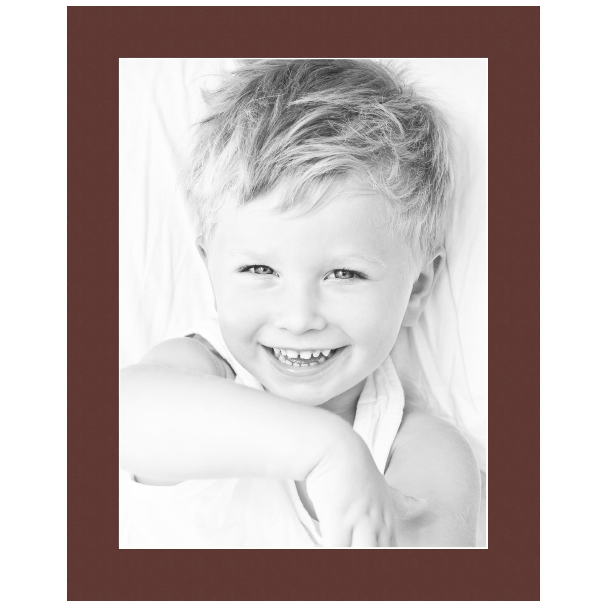 12x16 Maroon/Maroon Custom Mat for Picture Frame with 8x12 Opening Size (Mat Only, Frame NOT Included) - 3 Pack