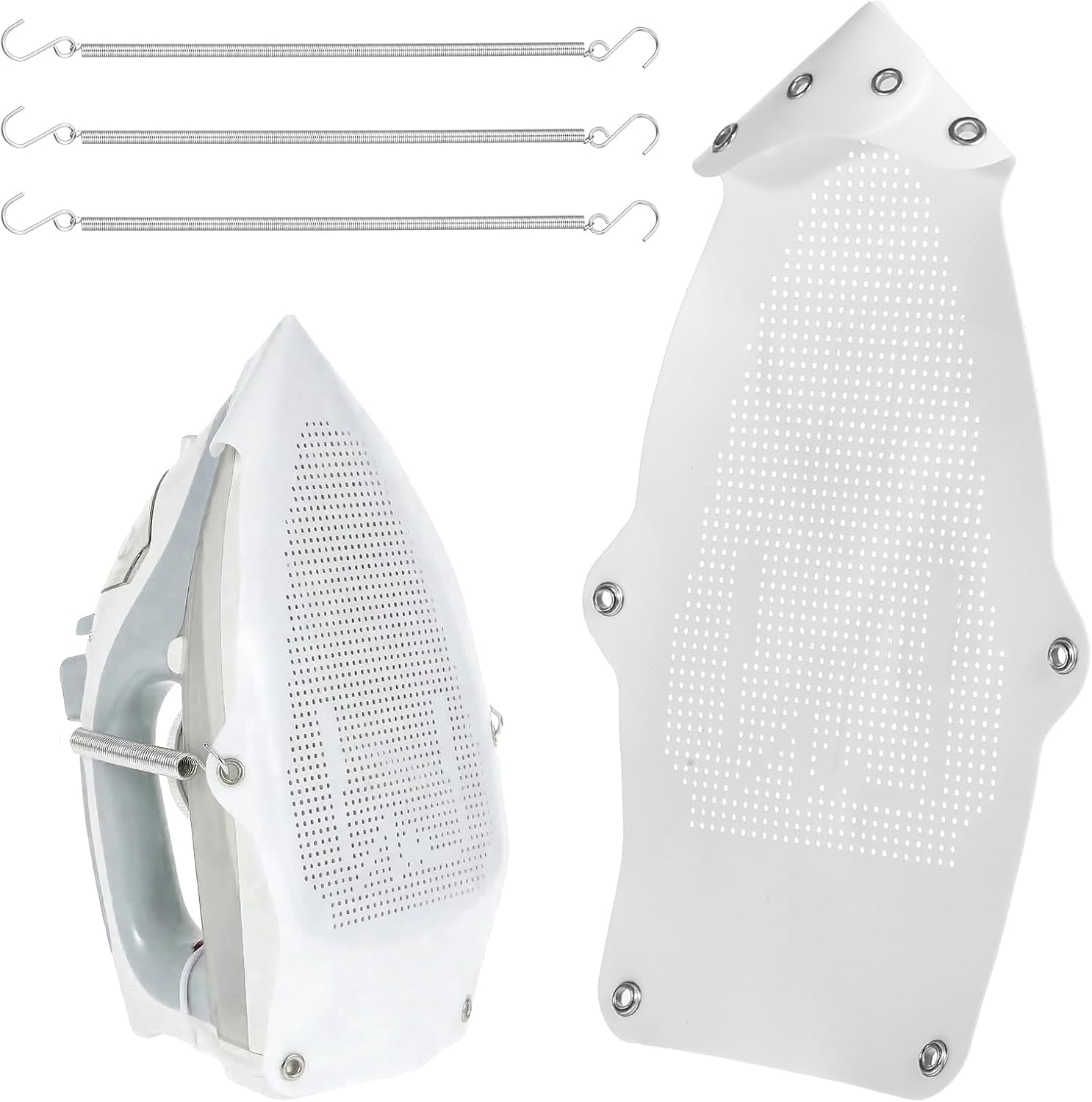 1 PCS Ironing Shoe Cover, Electric Iron Protective Ironing Pad, Anti-Scorching Base for Electric Iron Clothes Protector When Ironings, Cover Irons Shoe Prevents Burn Sticking Sole Plate Accessory