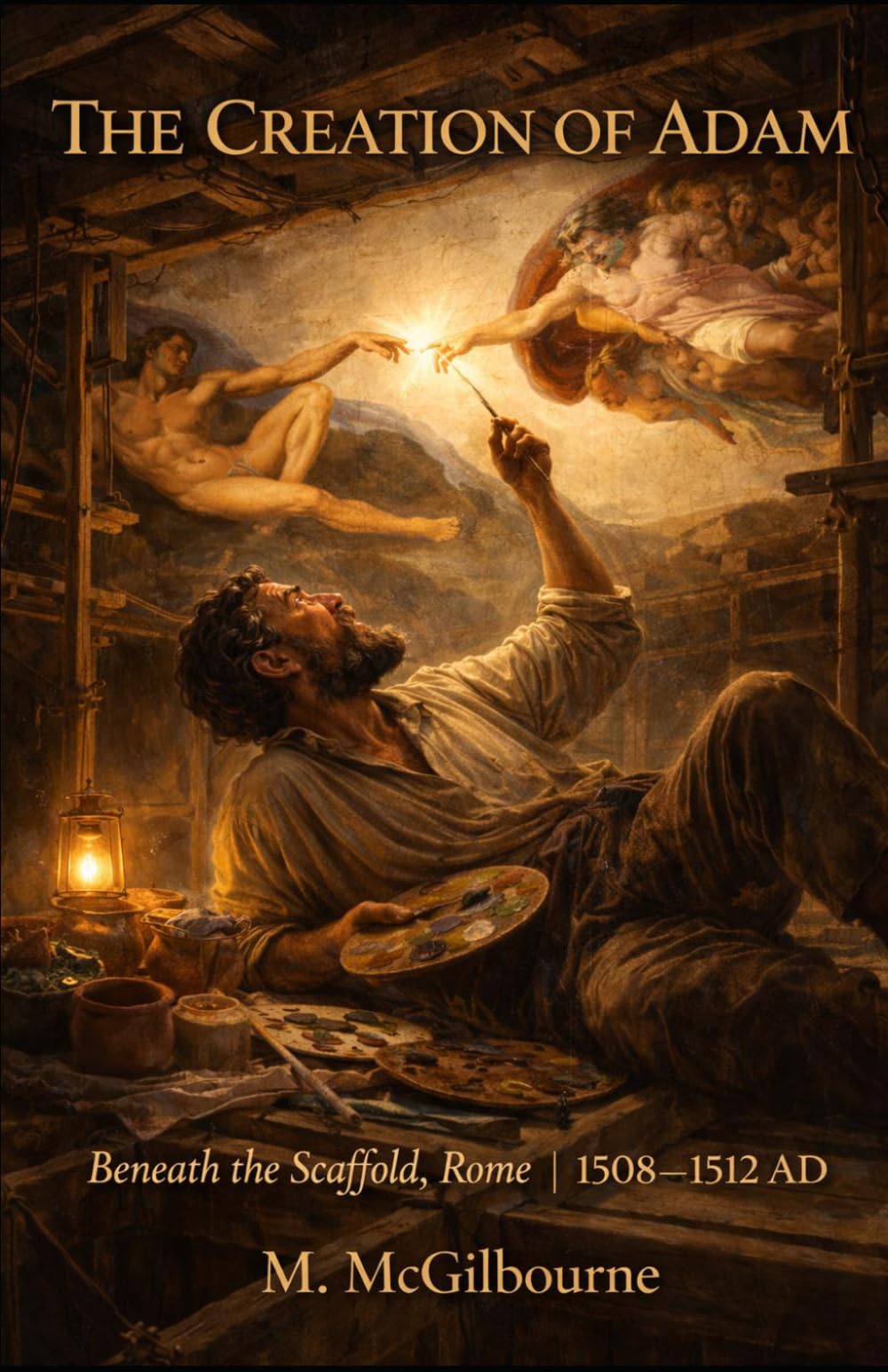 THE CREATION OF ADAM | Michelangelo Buonarroti: Beneath the Scaffold, Rome | 1508–1512 AD (BEYOND HIS STORY WE STAND)