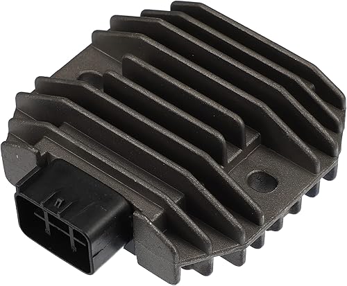 X AUTOHAUX 5GT-81960-00-00 5BN-81960-00-00 Rectificador de voltaje de motocicleta para Yamaha BIG BEAR 400 2WD 4WD 2002-2012 Gris