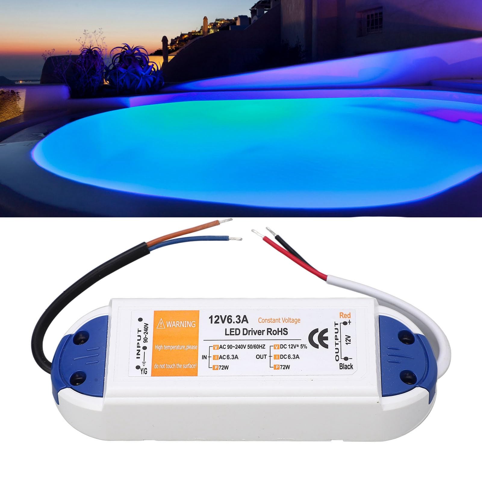 Trasformatore LED 12V 150W 12.5A Driver LED A Tensione Costante IP67 - Foto 4