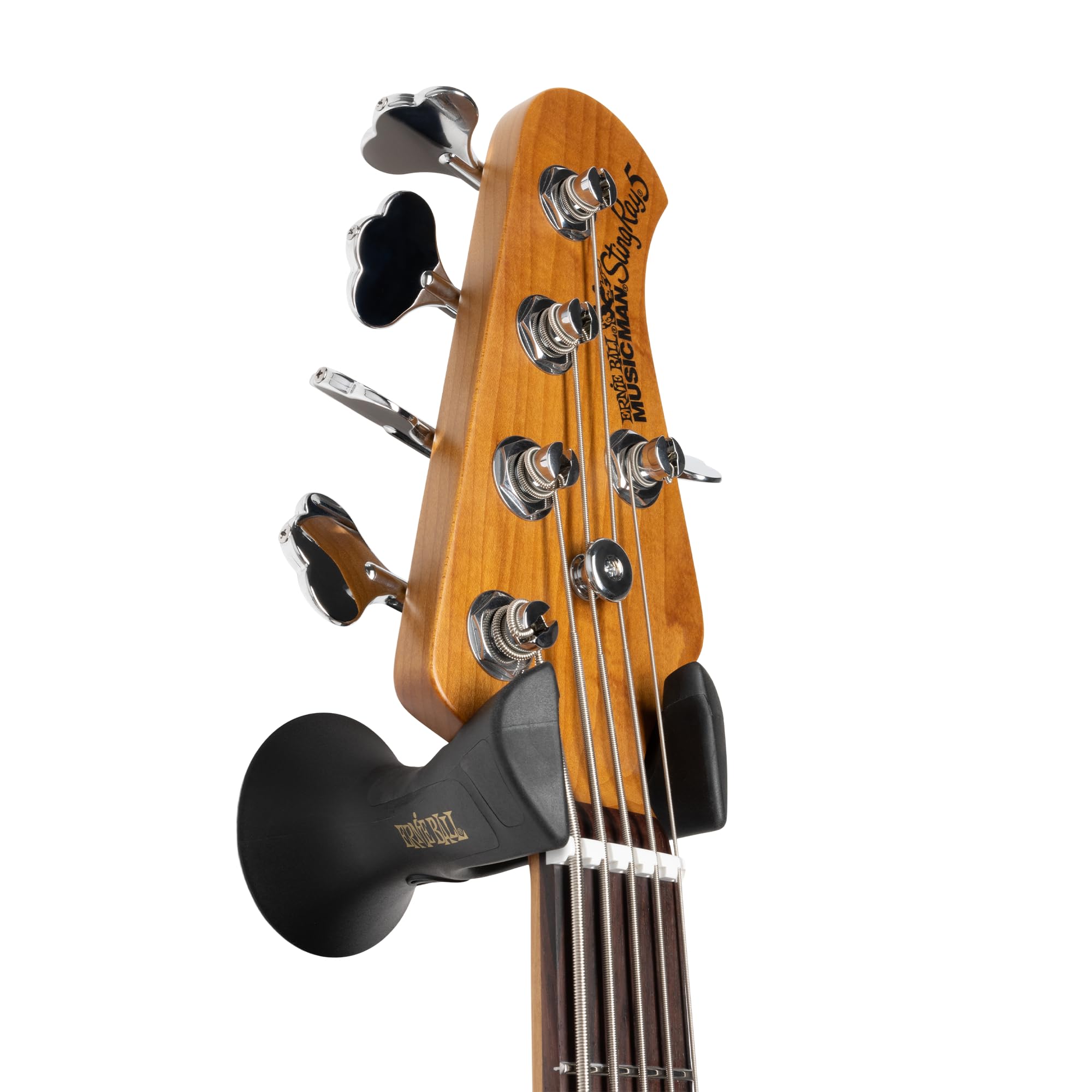 Ernie Ball Gitarren Wandhalterung, Halter für Gitarren und Bässe - Schwarz
