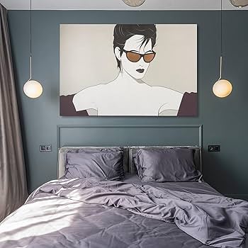 パトリック•ナーゲル　作品名「サングラス　sunglasses」インテリア Patrick Nagel 