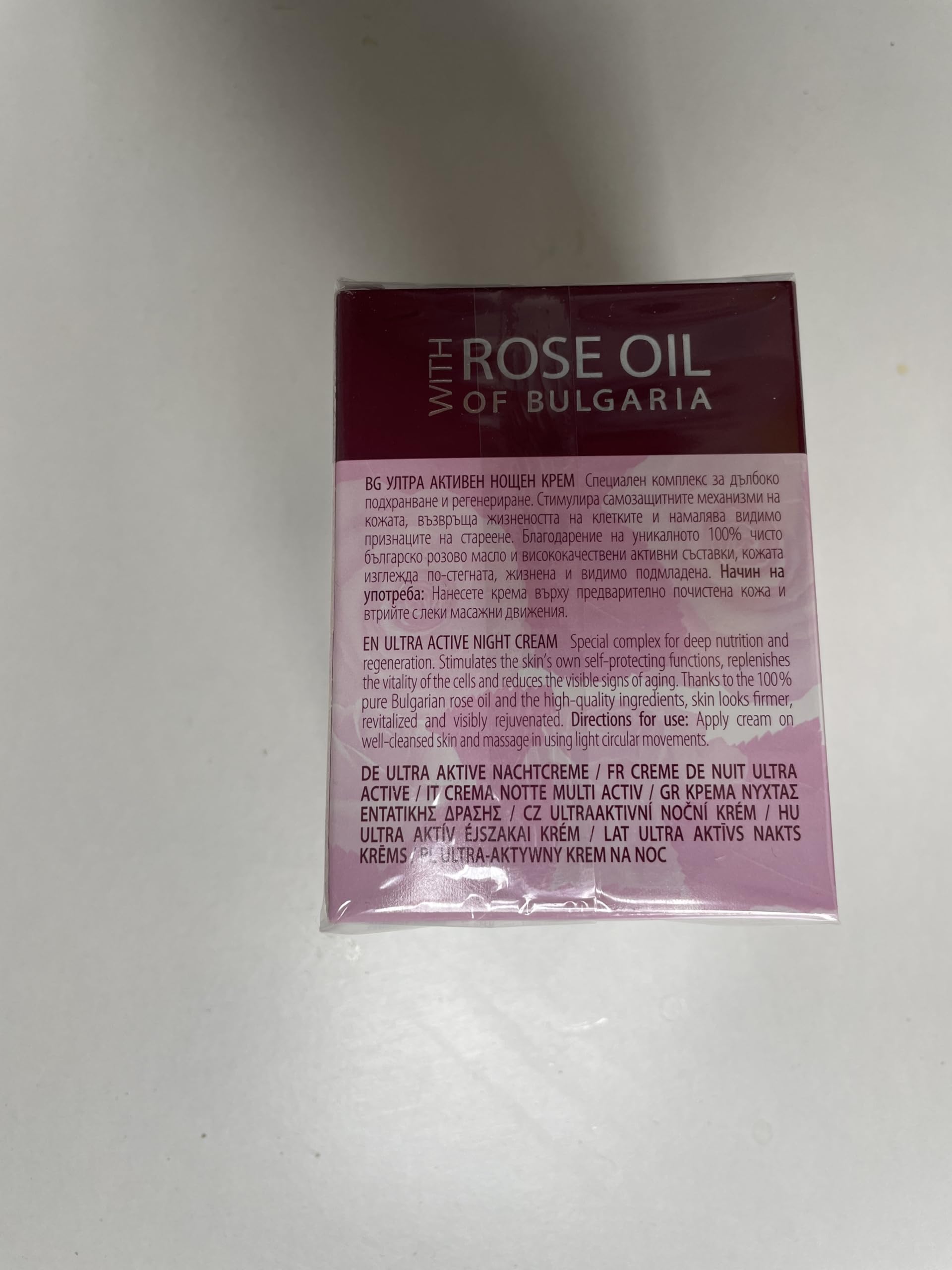 Regina Floris Age Control – bardzo aktywny krem na noc ze 100% czystym bułgarskim olejkiem różanym, 50 ml