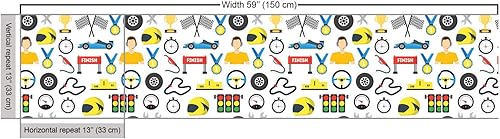 Vista 619 de Ambesonne - Tela de punto elástica